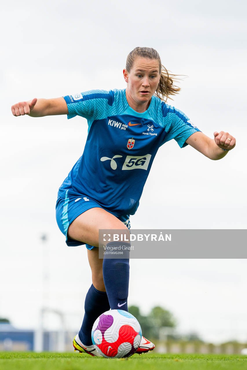 Elisabeth Terland of the Norwegian national football team