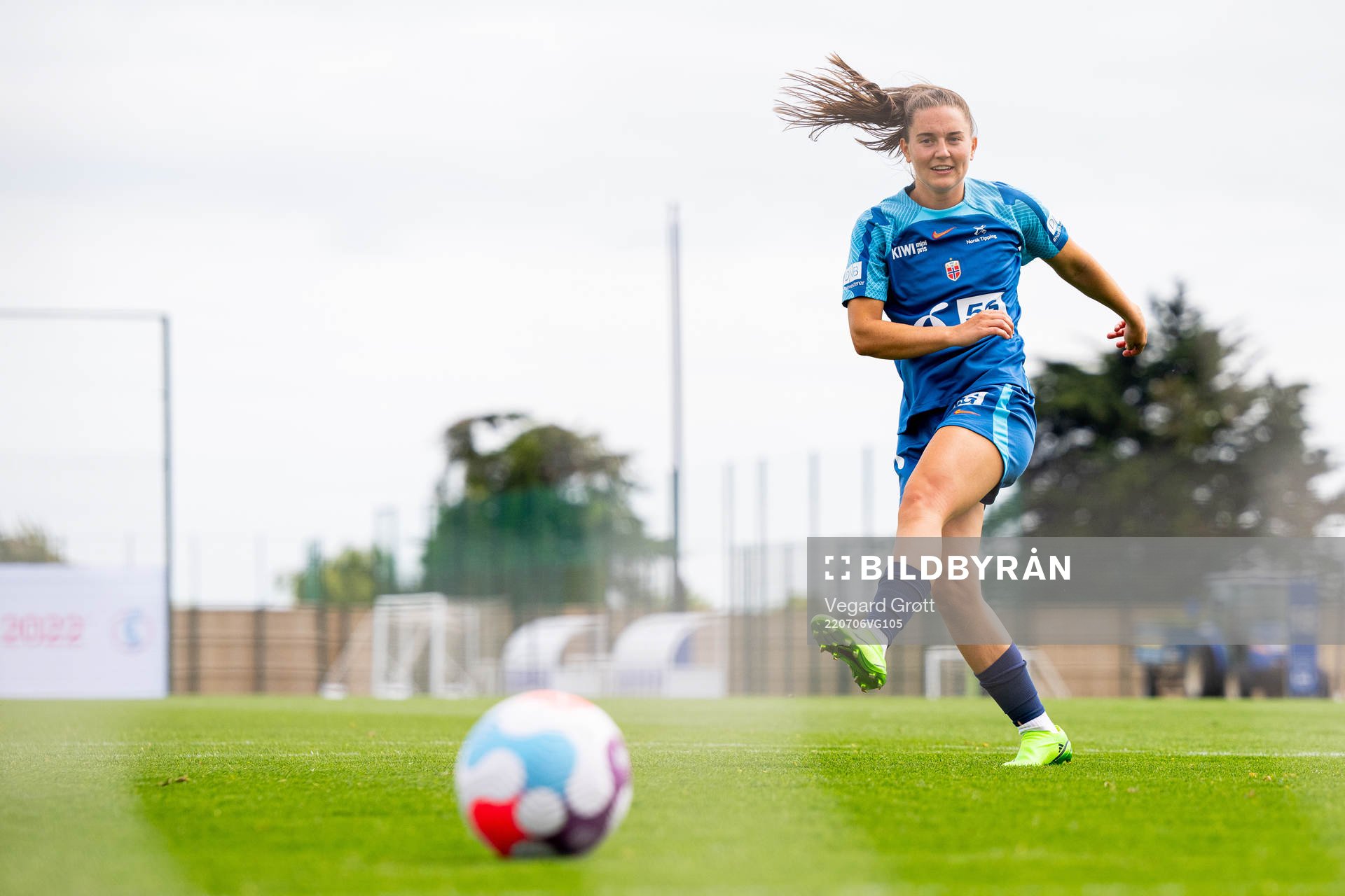 Vilde Bøe Risa of the Norwegian national football team at