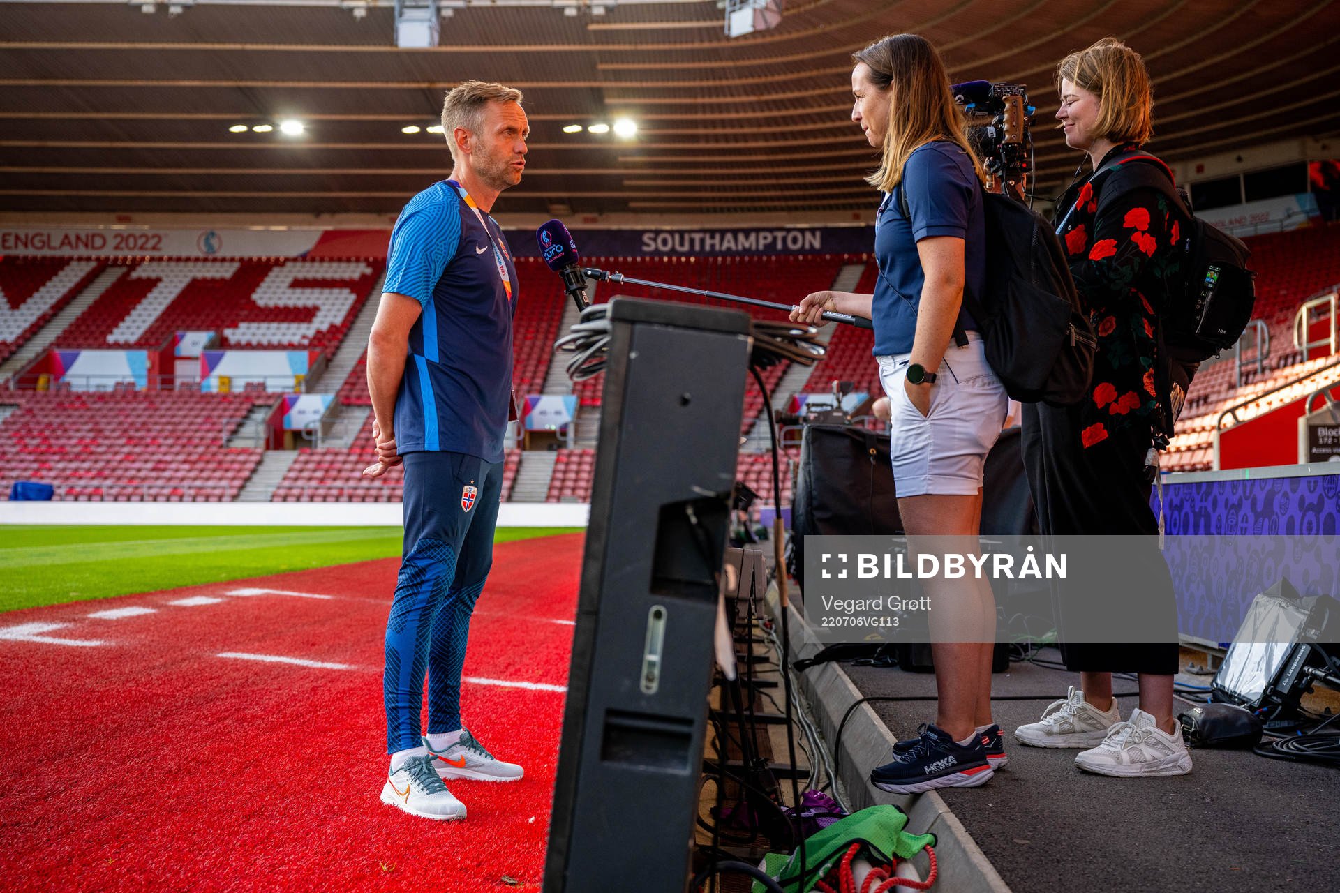 Martin Sjögren, head coach of the Norwegian national