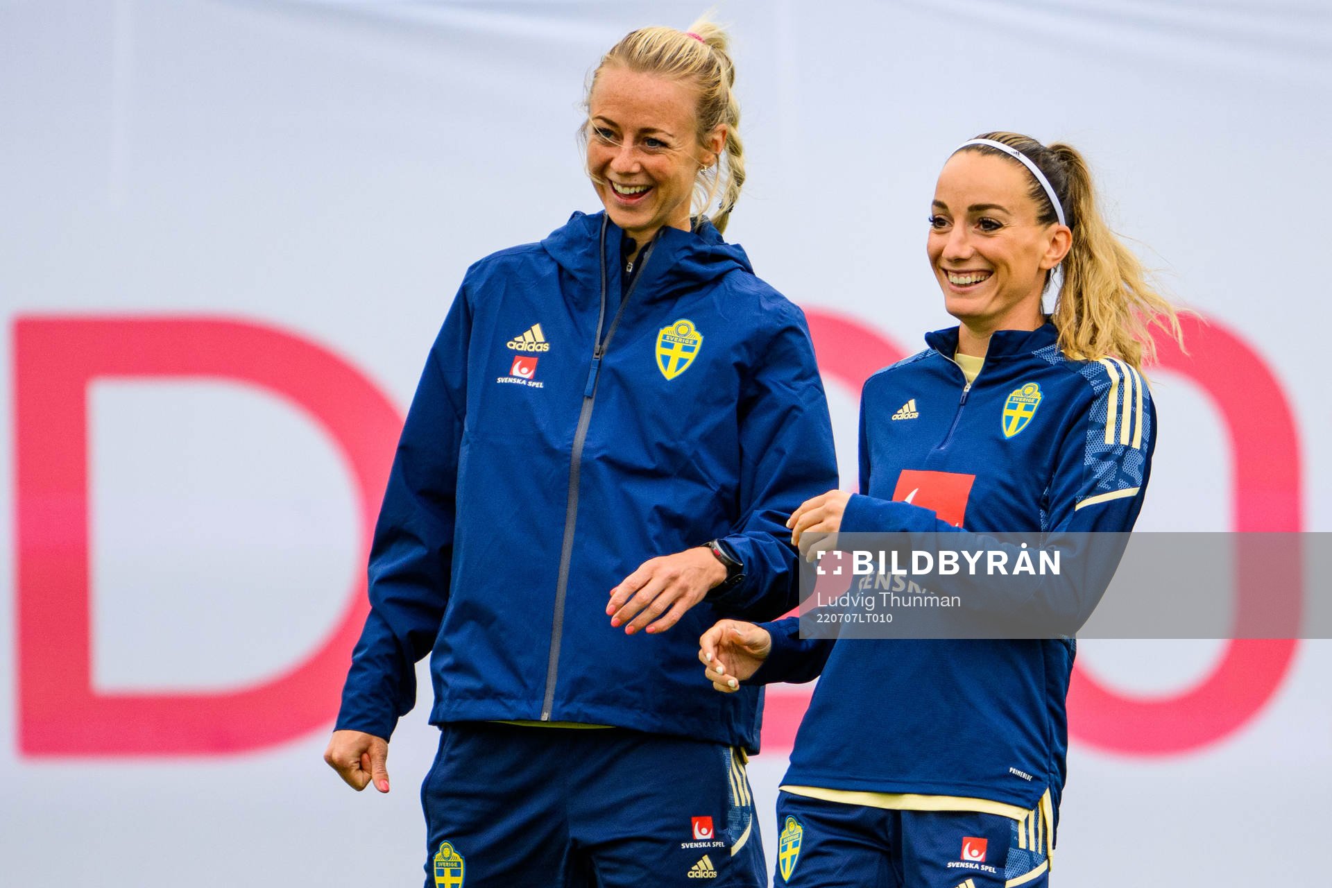 Amanda Ilestedt and Kosovare Asllani