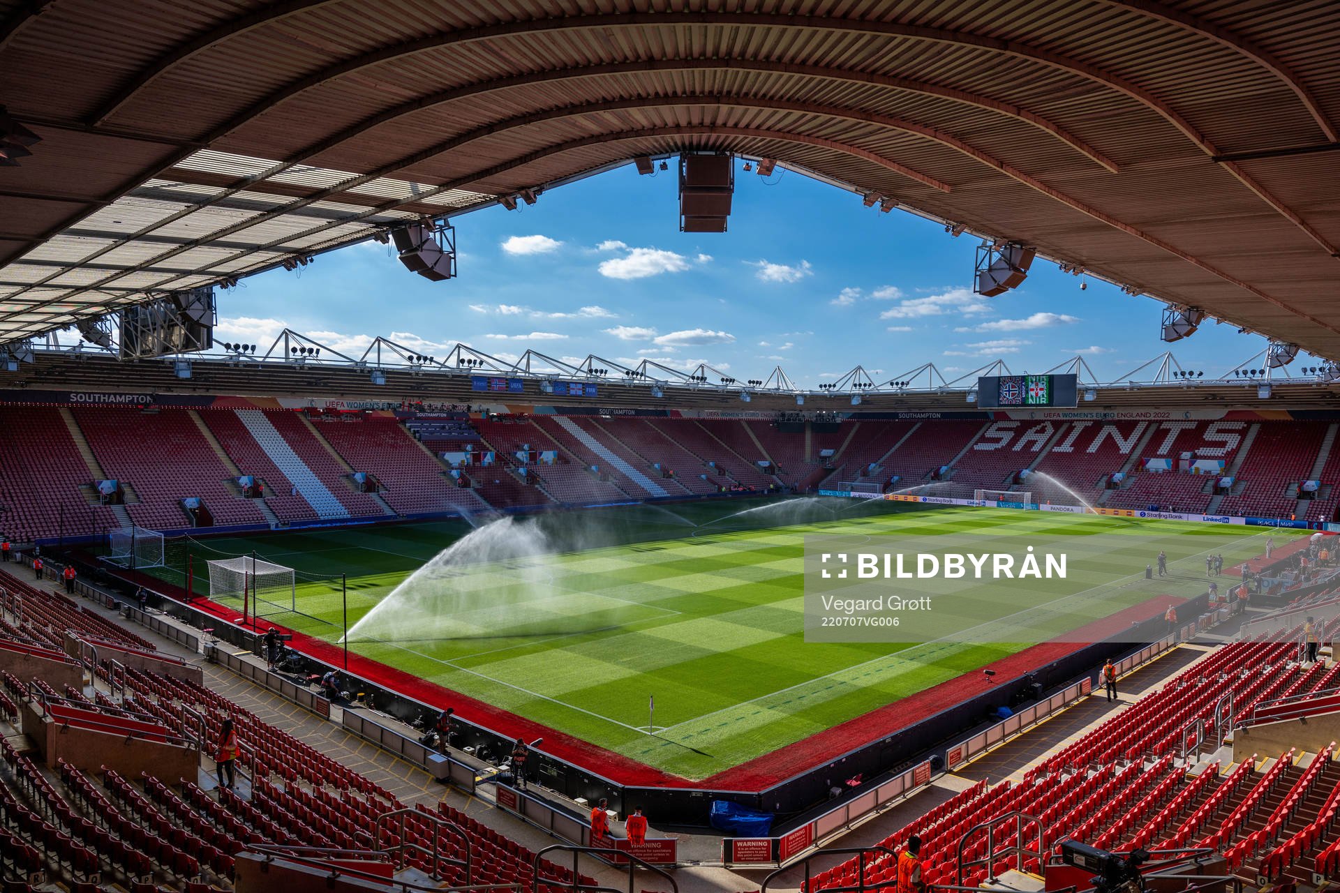 General view of St Mary's Stadium