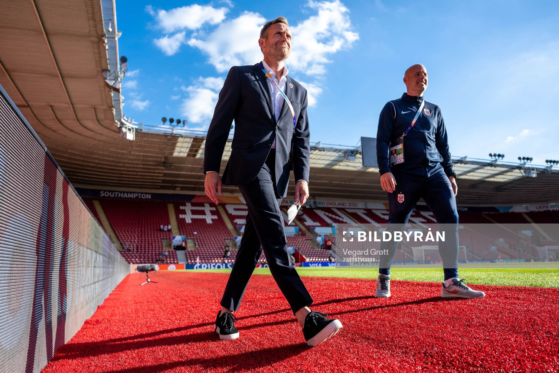 Head coach Martin Sjögren and assistant coach Anders