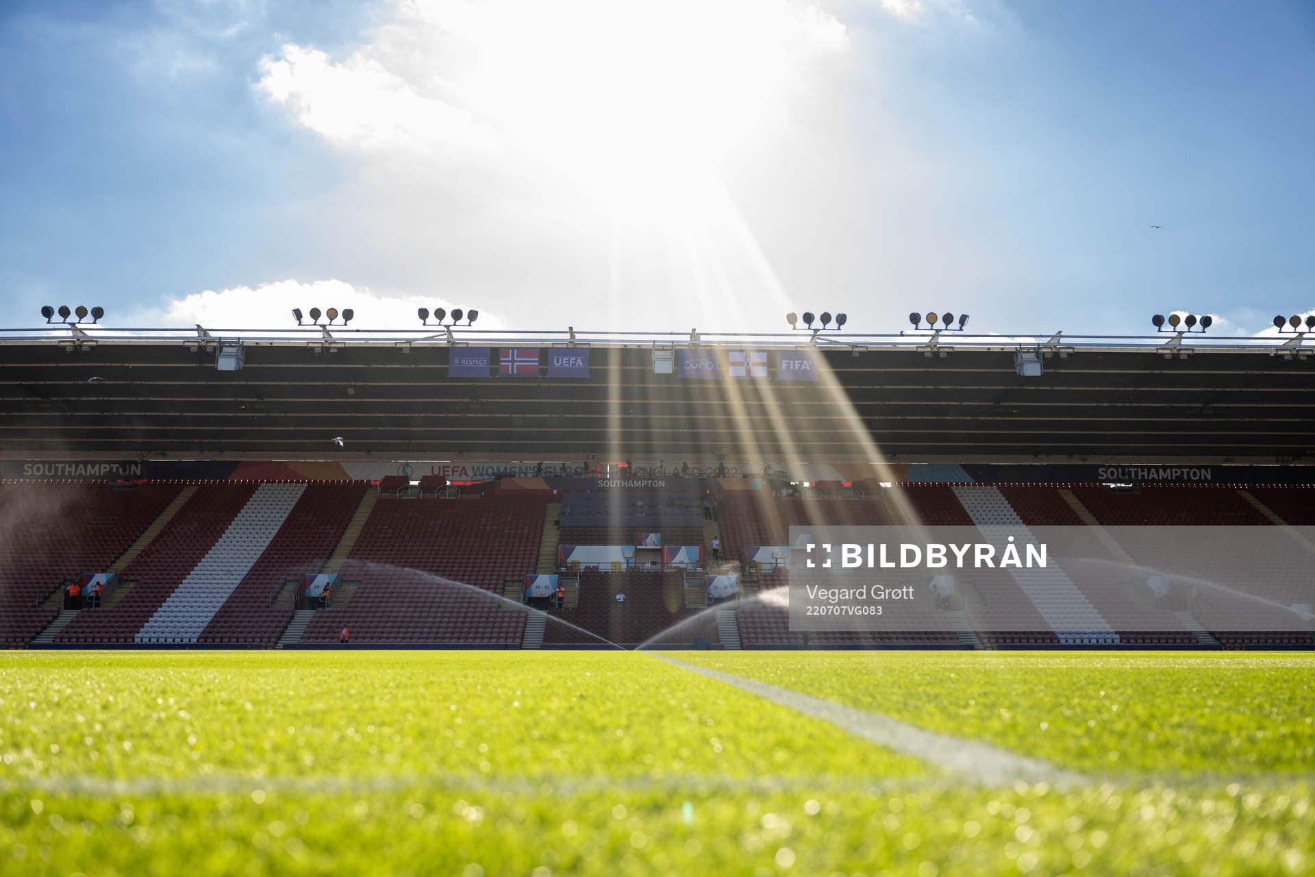 General view of St Mary's Stadium