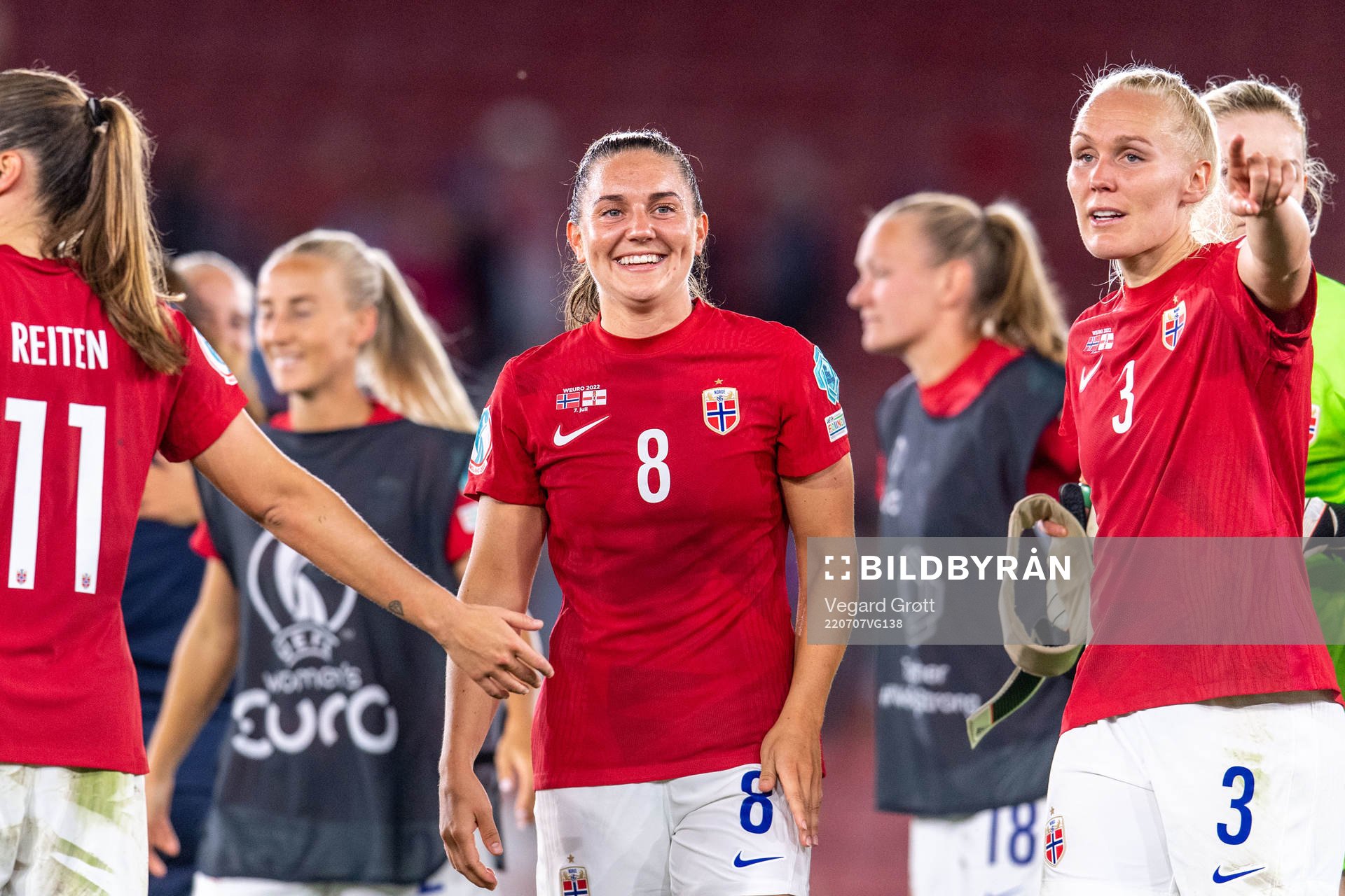 Vilde Bøe Risa celebrates