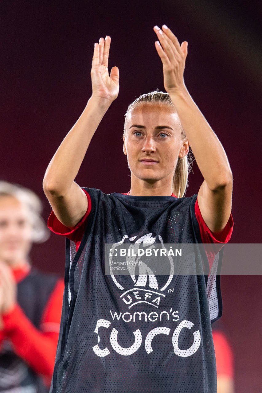 Anja Sønstevold of Norway celebrates