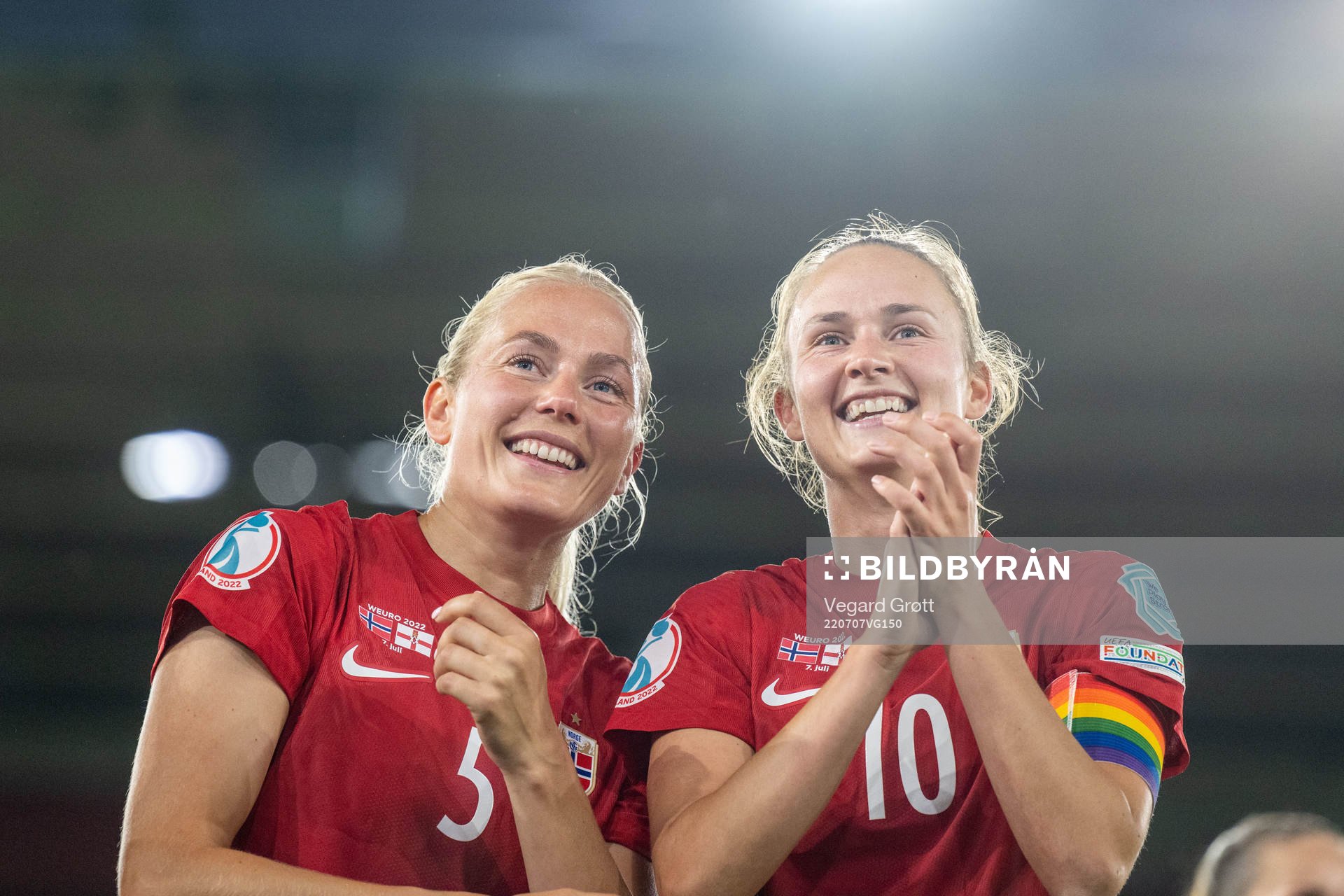 Guro Bergsvand and Caroline Graham Hansen of Norway