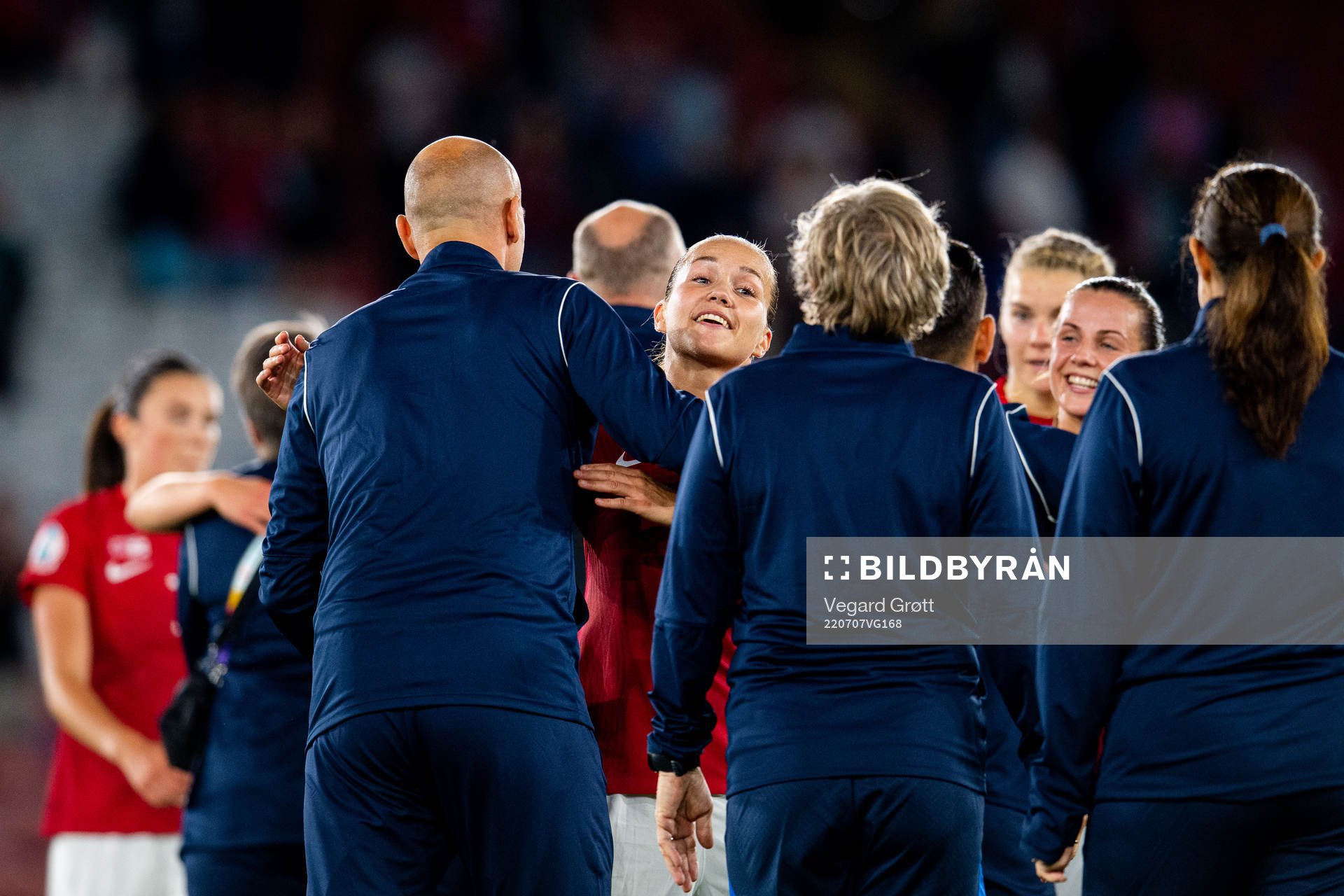 Guro Reiten of Norway after the UEFA Women's Euro 2022 group stage match between Norway and Northern Ireland on July 7, 2022 in Southampton. 