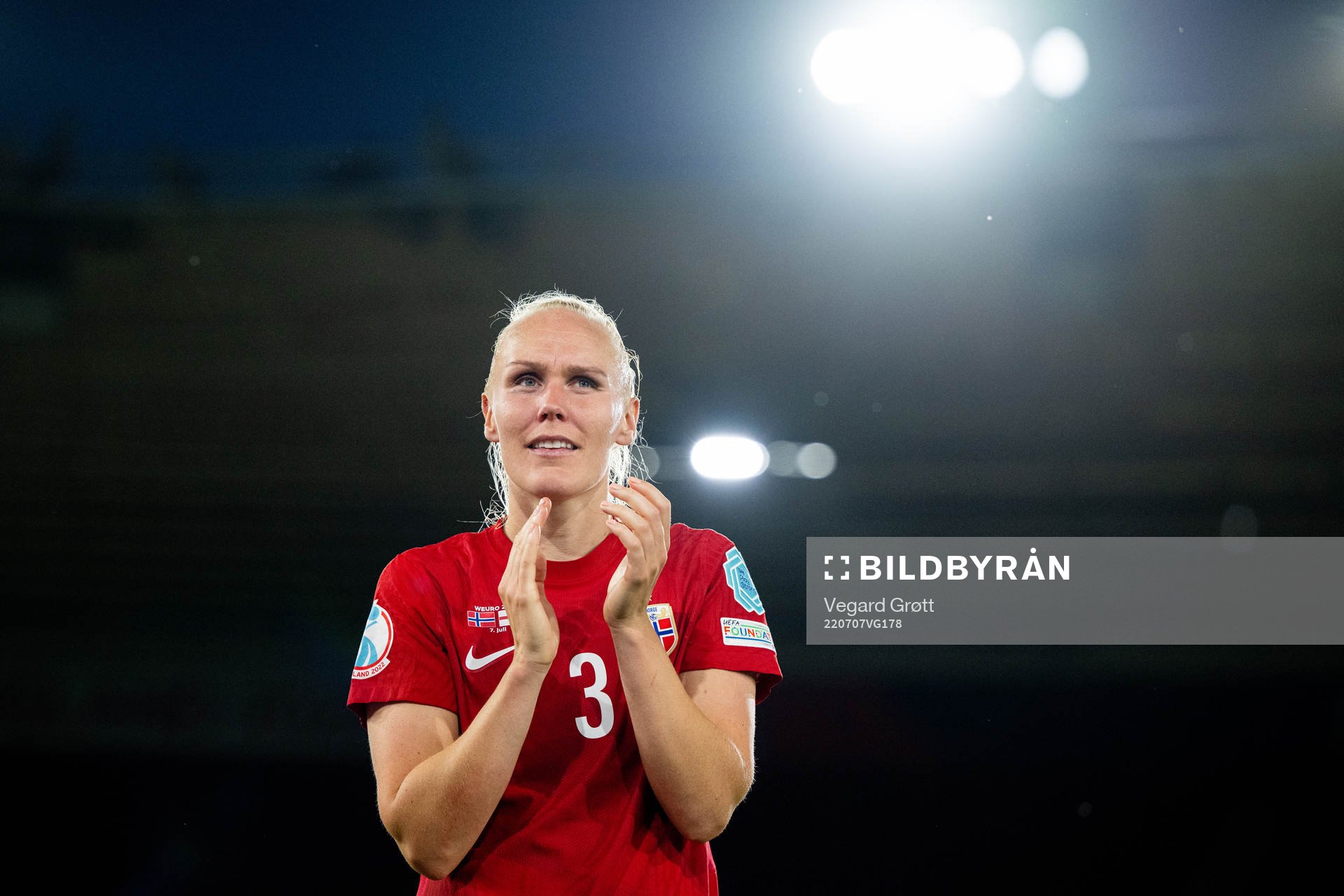 Maria Thorisdottir of Norway celebrates