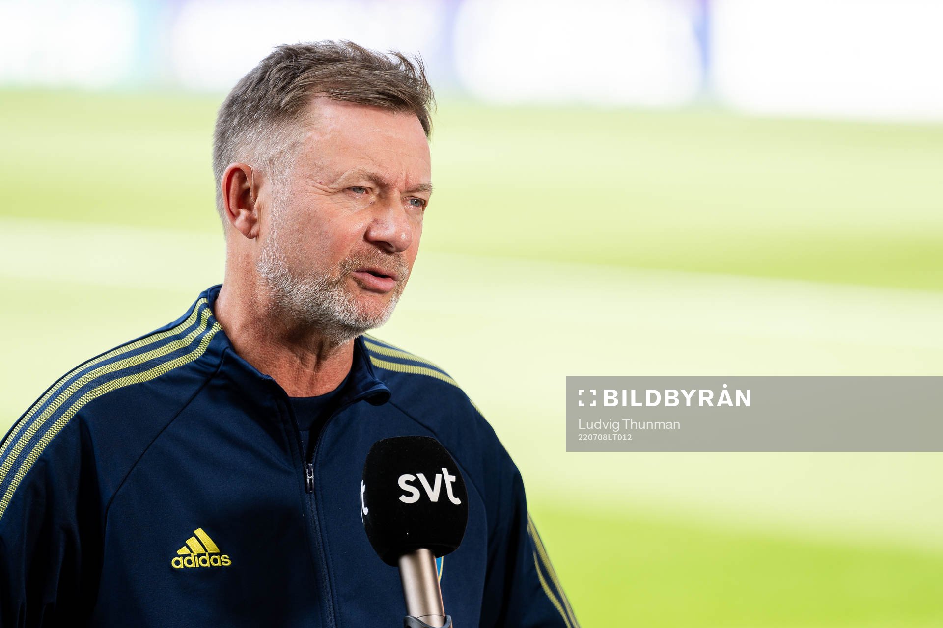 Peter Gerhardsson, head coach of Sweden
