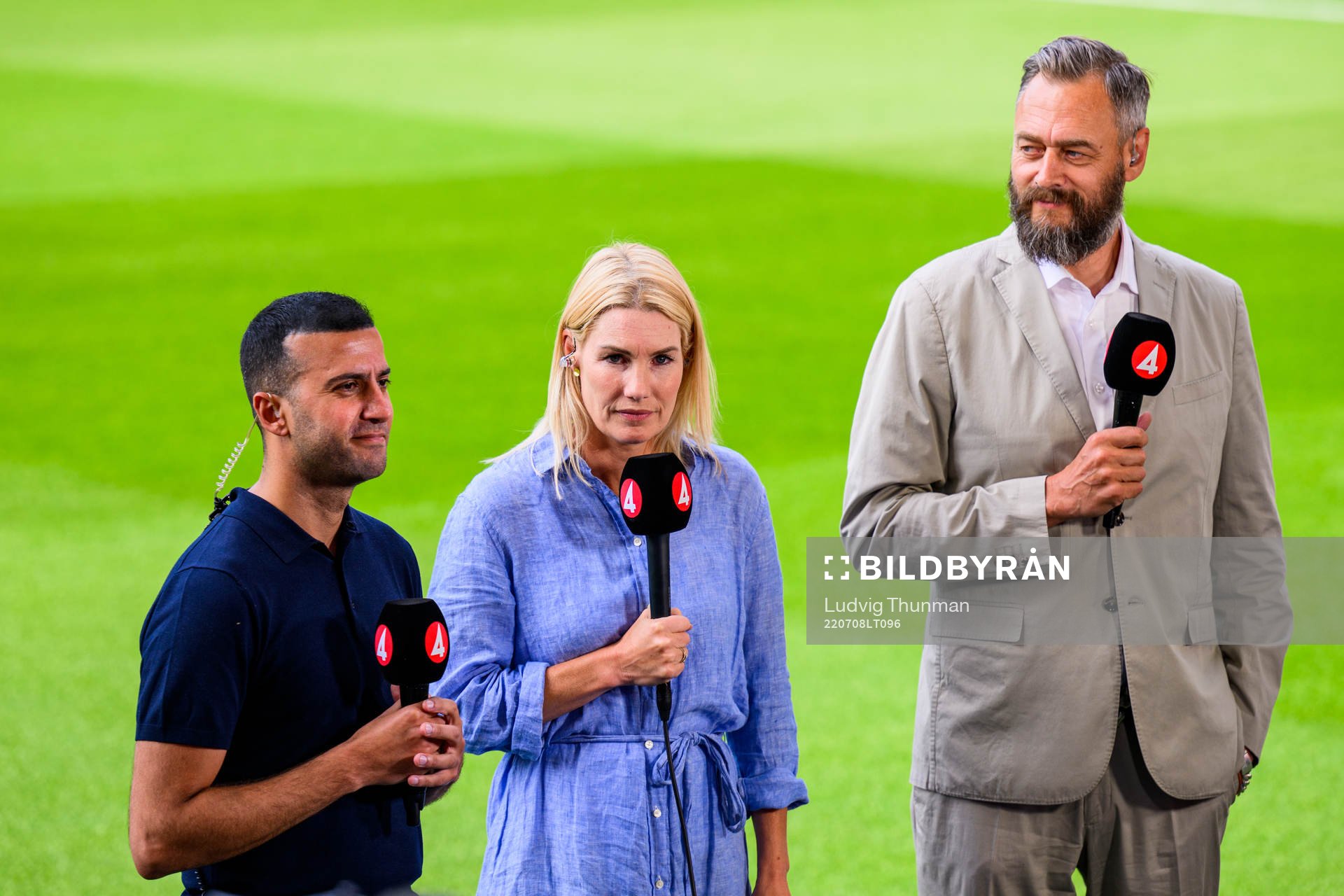 Ali Reza, Hanna Marklund and Olof Lundh of Swedish