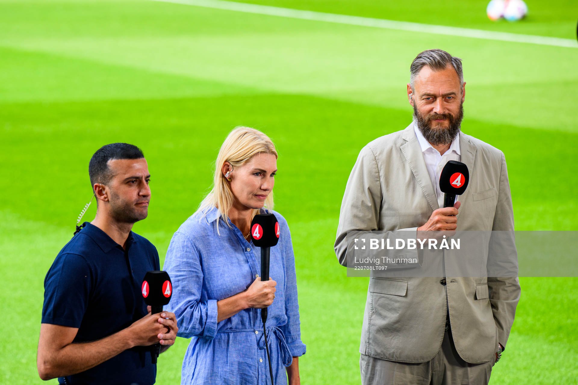 Ali Reza, Hanna Marklund and Olof Lundh of Swedish