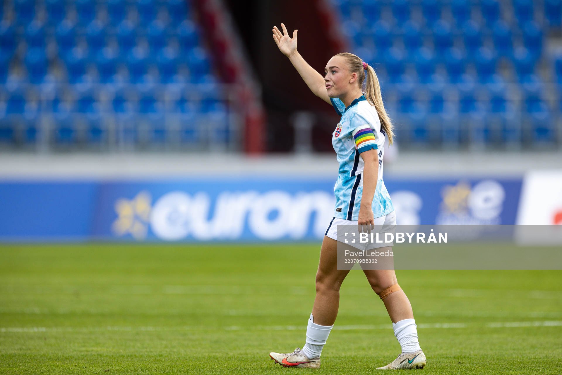 Julie Jorde of Norway reacts