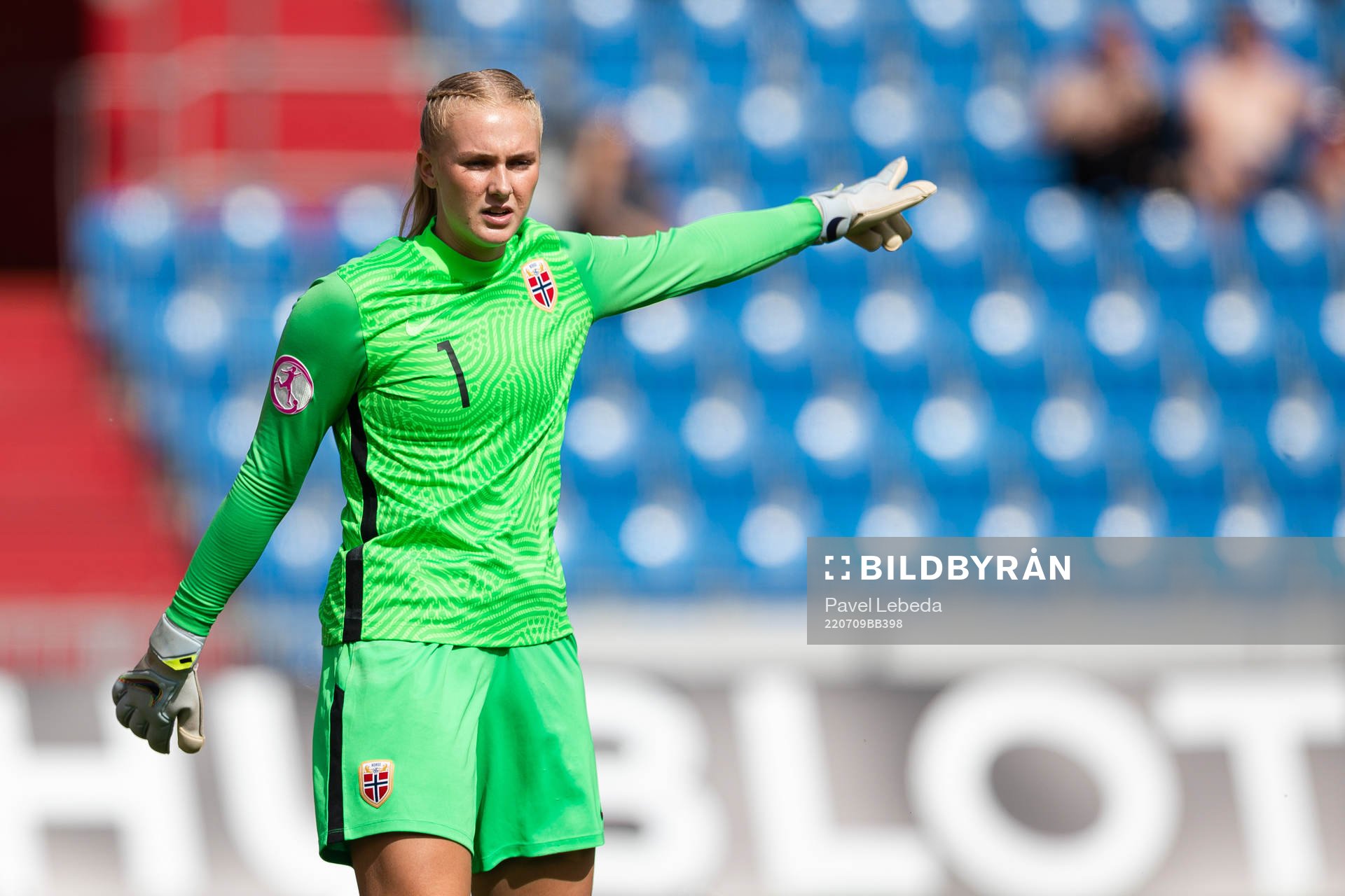 Goalkeeper Selma Panengstuen of Norway