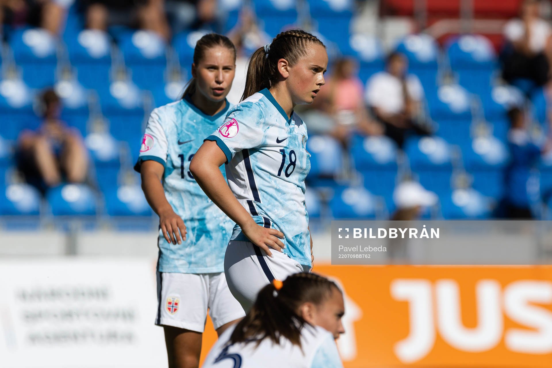 Casandra Lüthcke  of Norway looks dejected