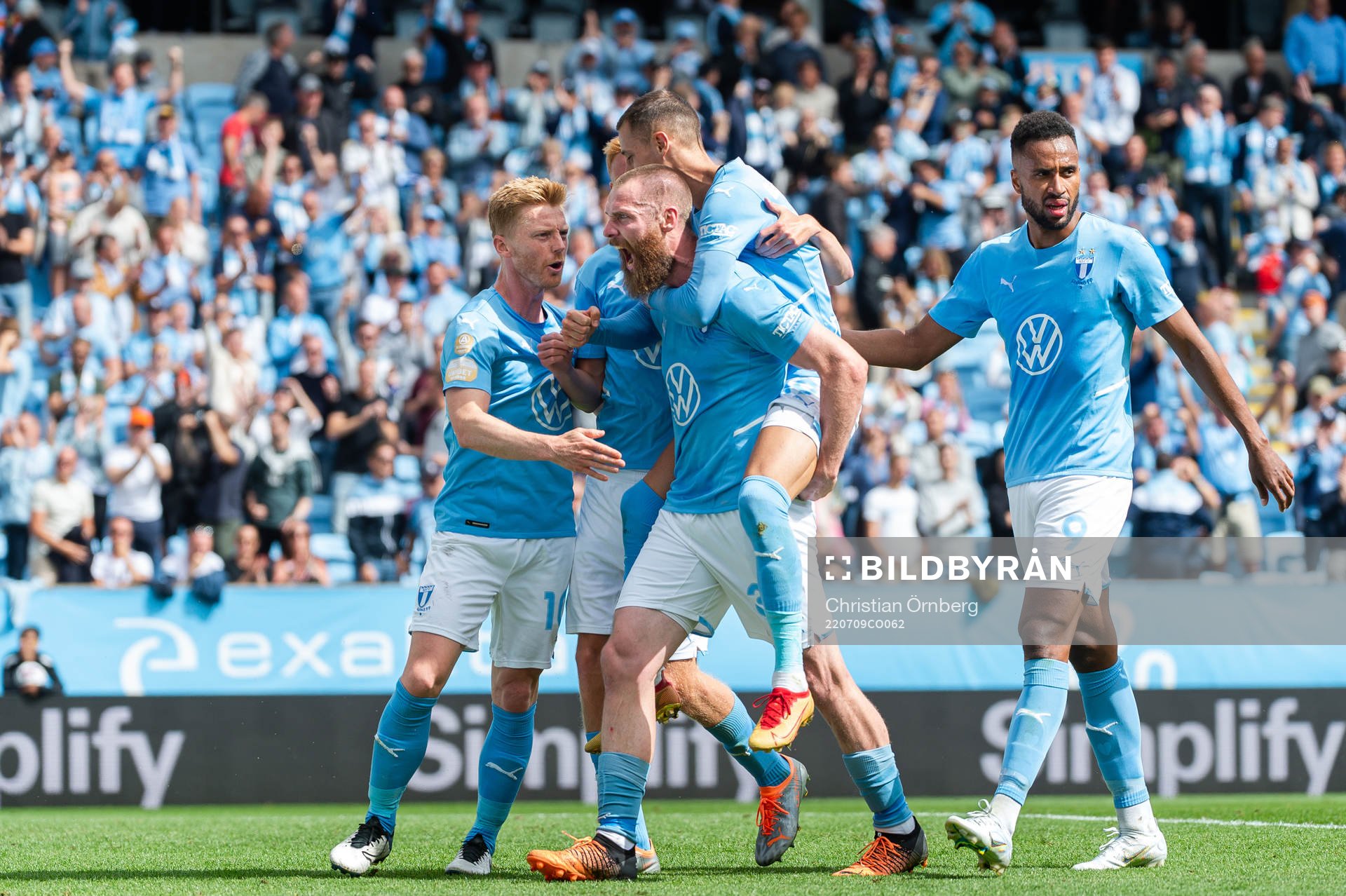 Malmö FFs Anders Christiansen, Jo Inge Berget, Veljko