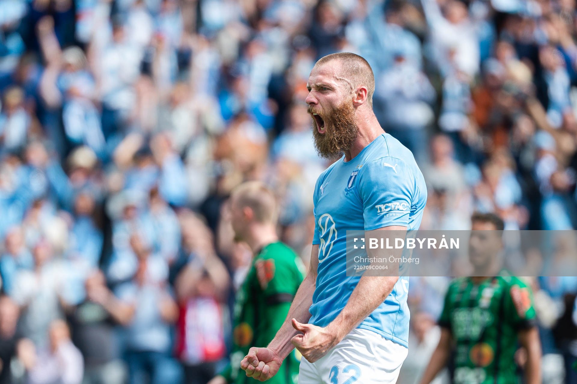 Malmö FFs Anders Christiansen, Jo Inge Berget, Veljko