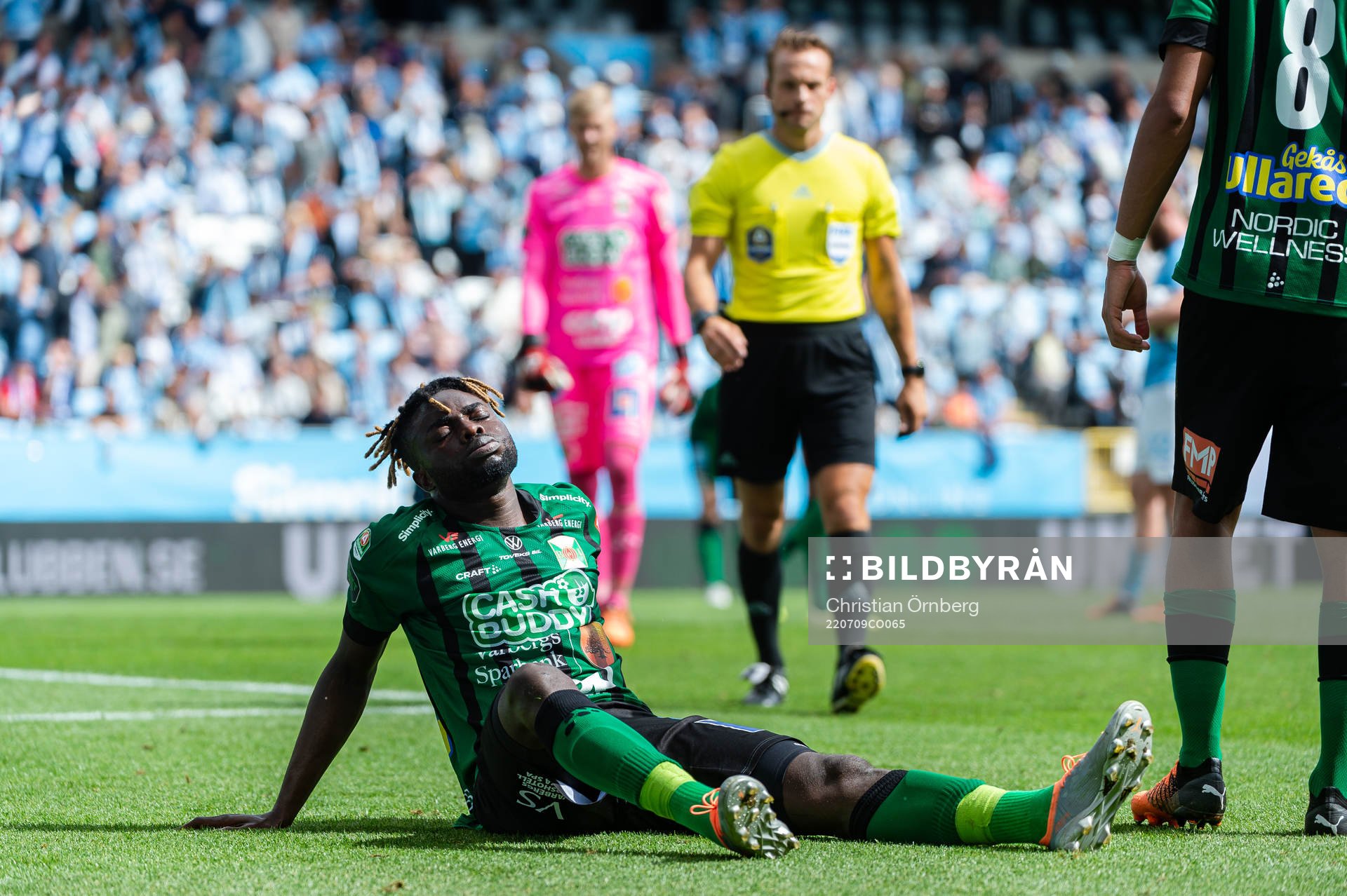 Varbergs Gideon Mensah deppar