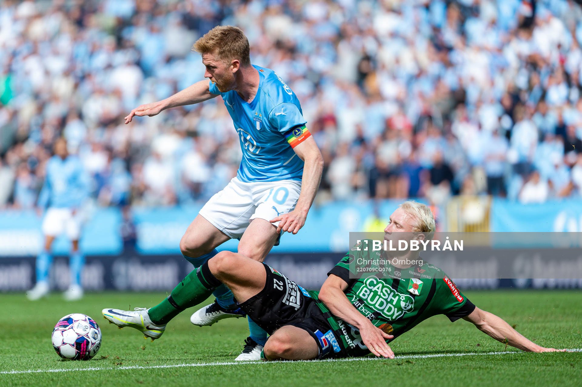 Malmö FFs Anders Christiansen och Varbergs André Boman