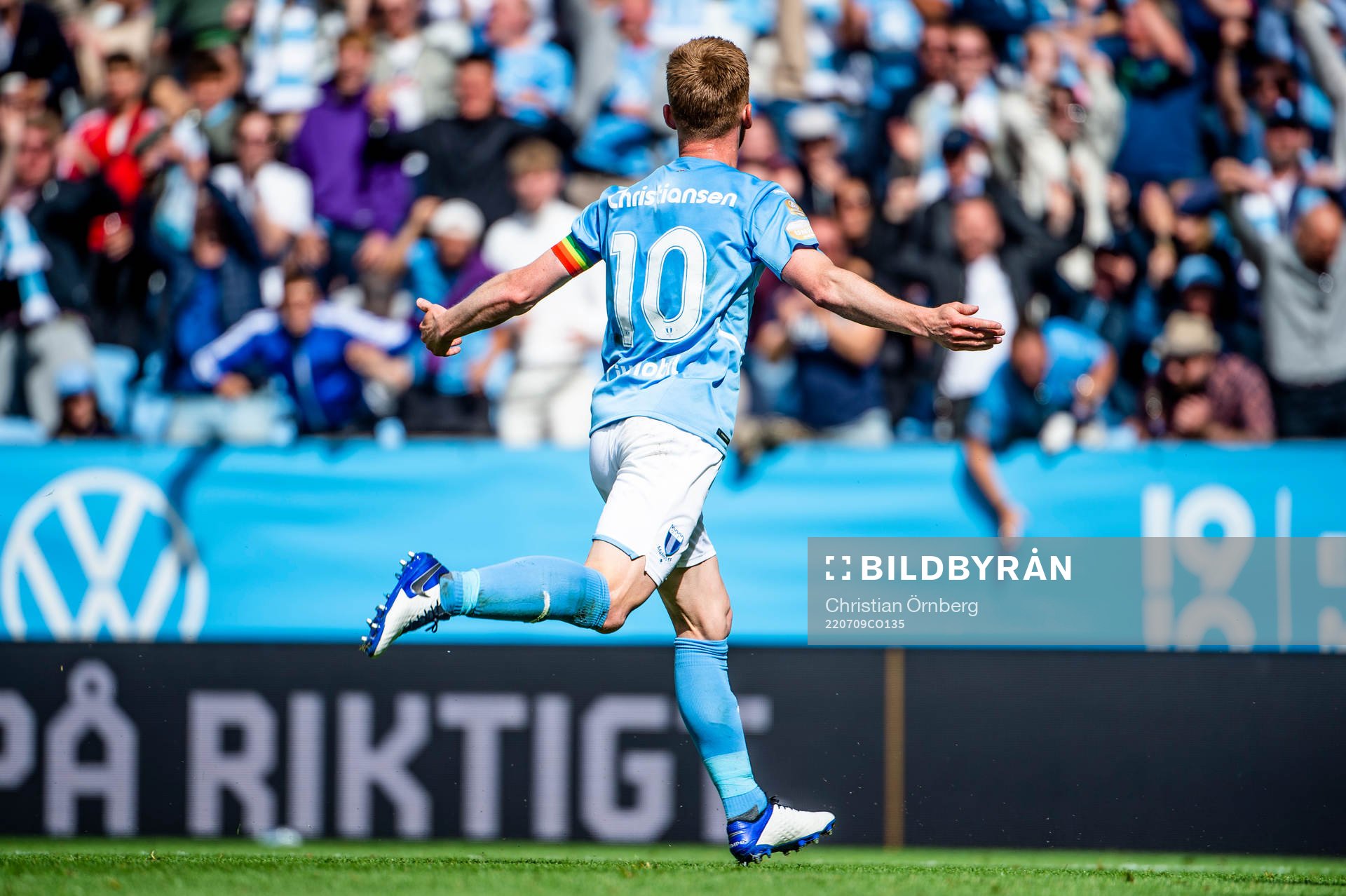Malmö FFs Anders Christiansen jublar