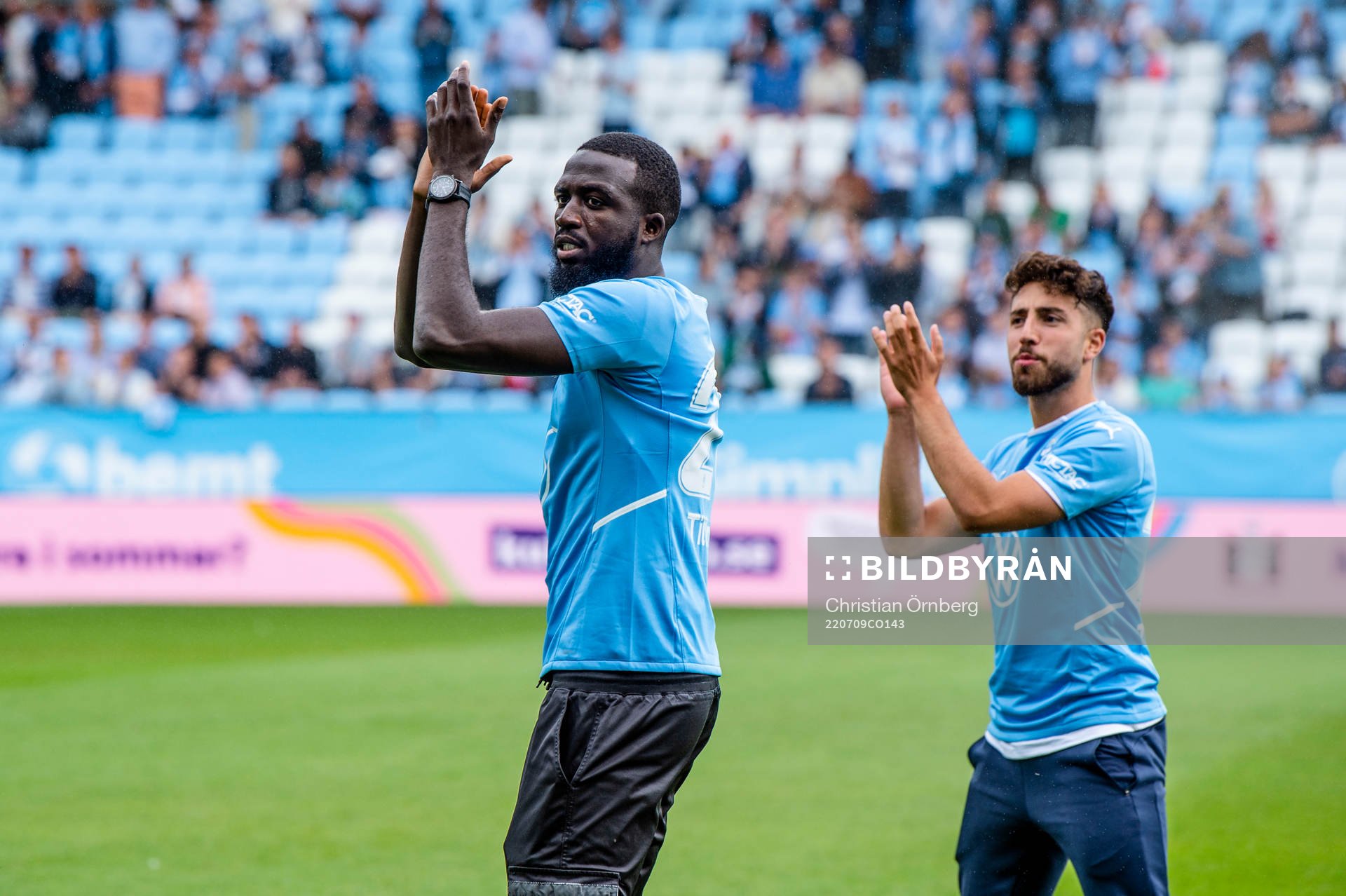 Malmö FFs Mahamé Siby och Moustafa Zeidan presenterades