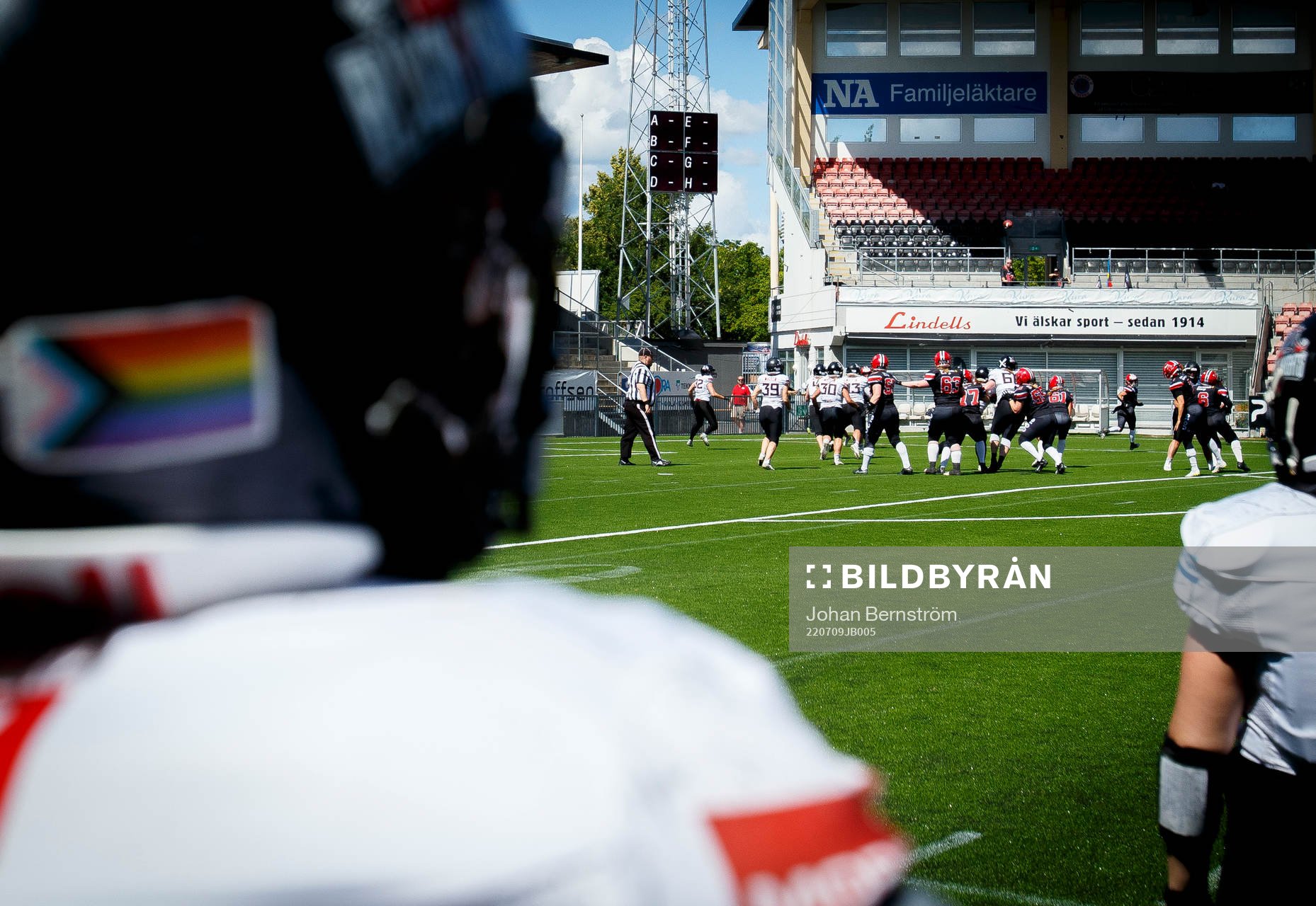 Vy från Örebros avbytarplats