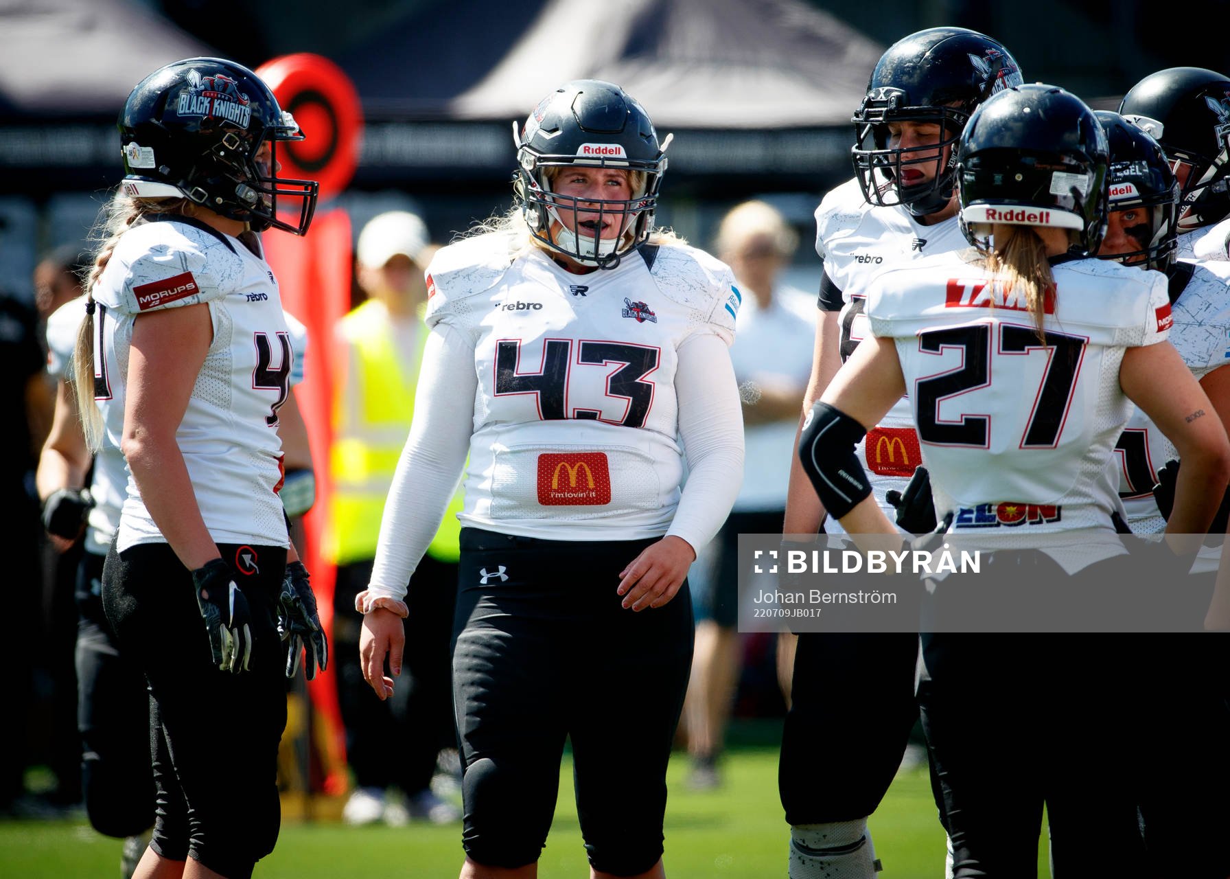 Örebro Black Knights spelare deppar