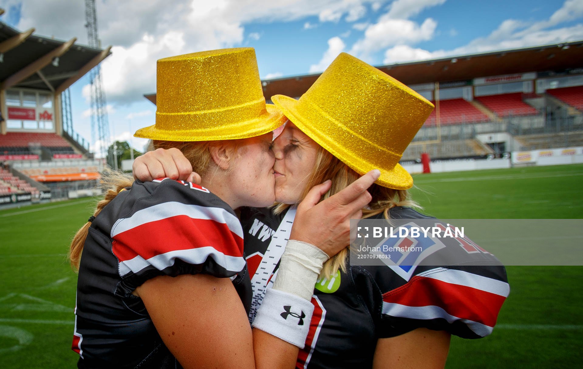 Carlstad Crusaders dam Nathalie Bengtsson och Therese