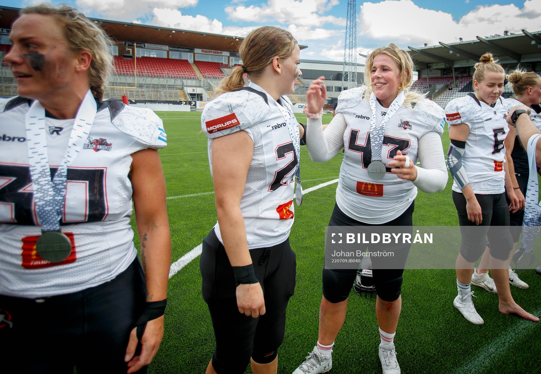Örebro Black Knights spelare deppar