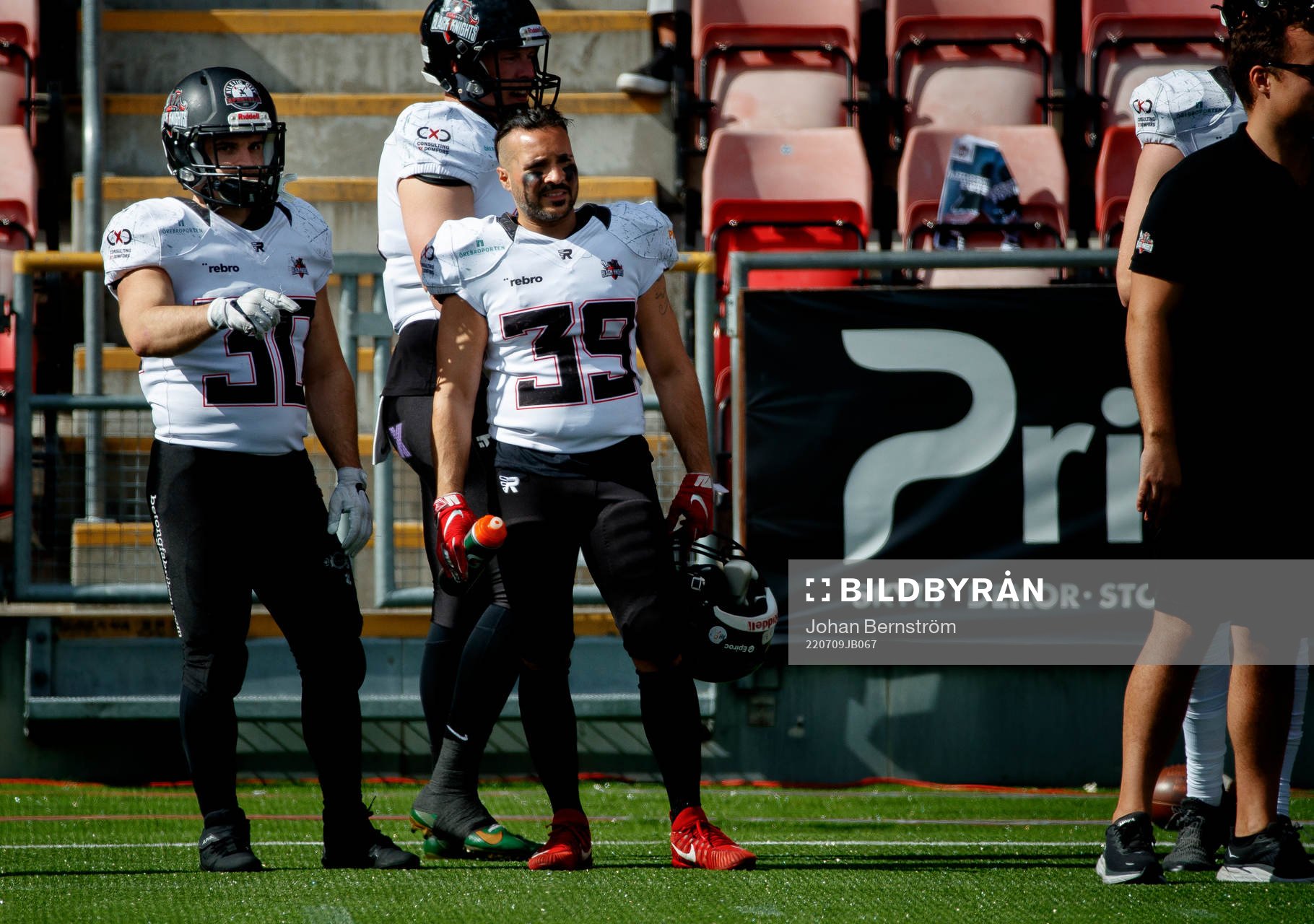 Örebro Black Knights spelare deppar