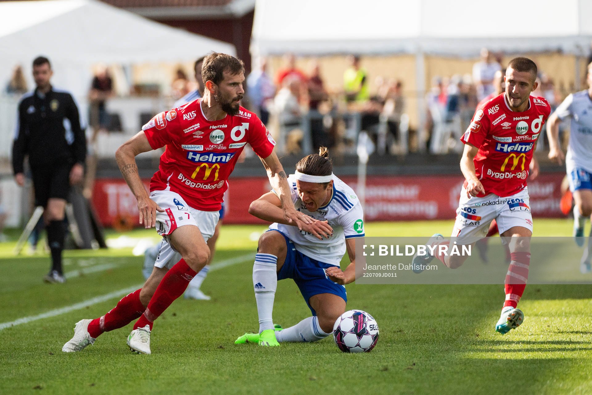 Degerfors Sebastian Ohlsson Anton Kralj och IFK