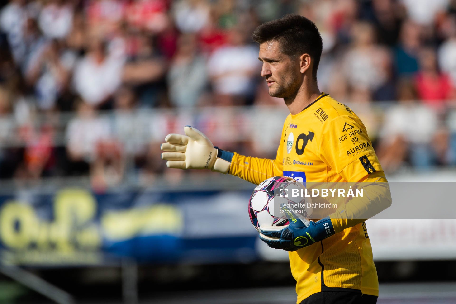 Degerfors målvakt Jeffrey Gal