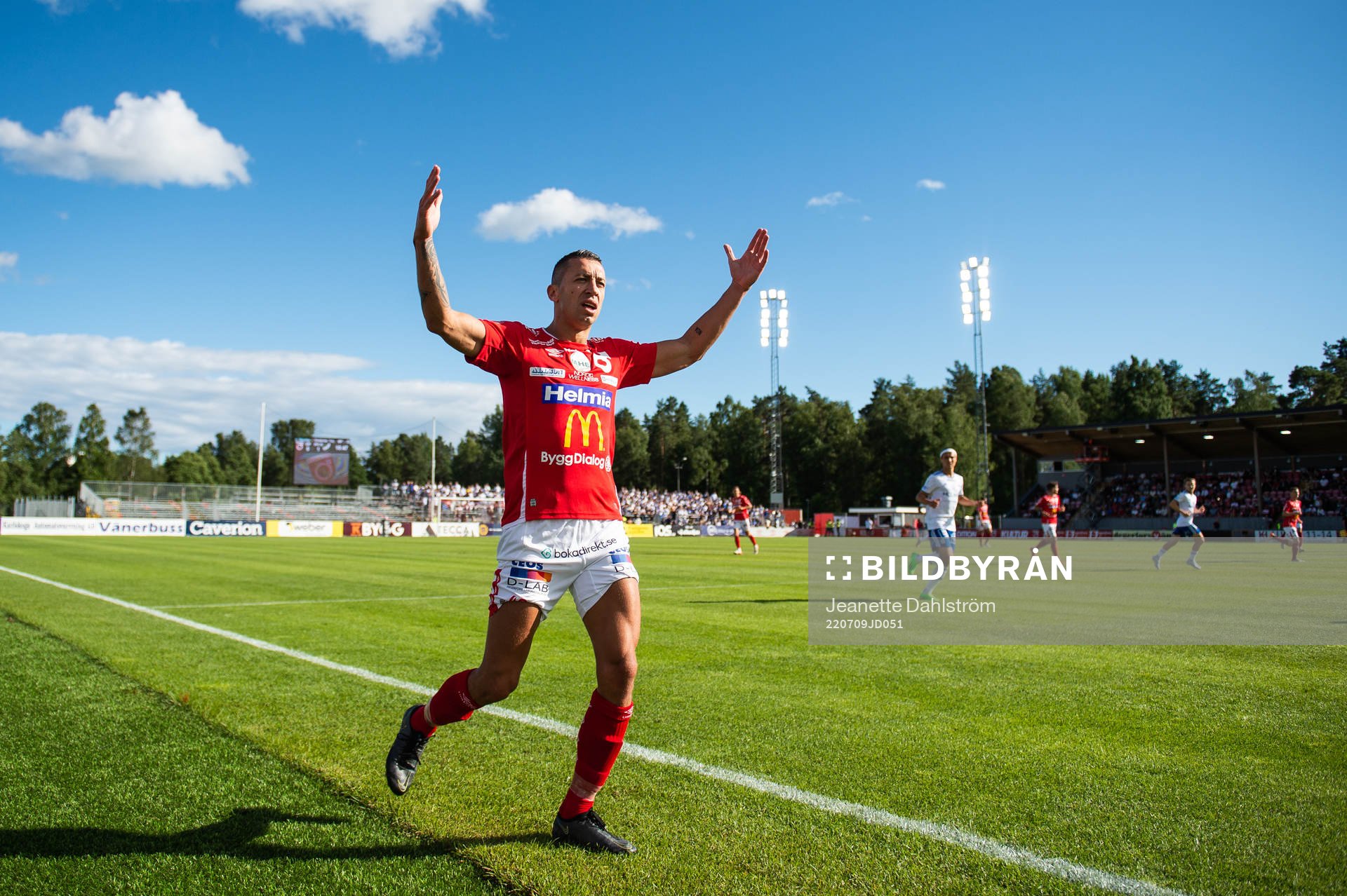 Degerfors Nikola Djurdjic frustrerad