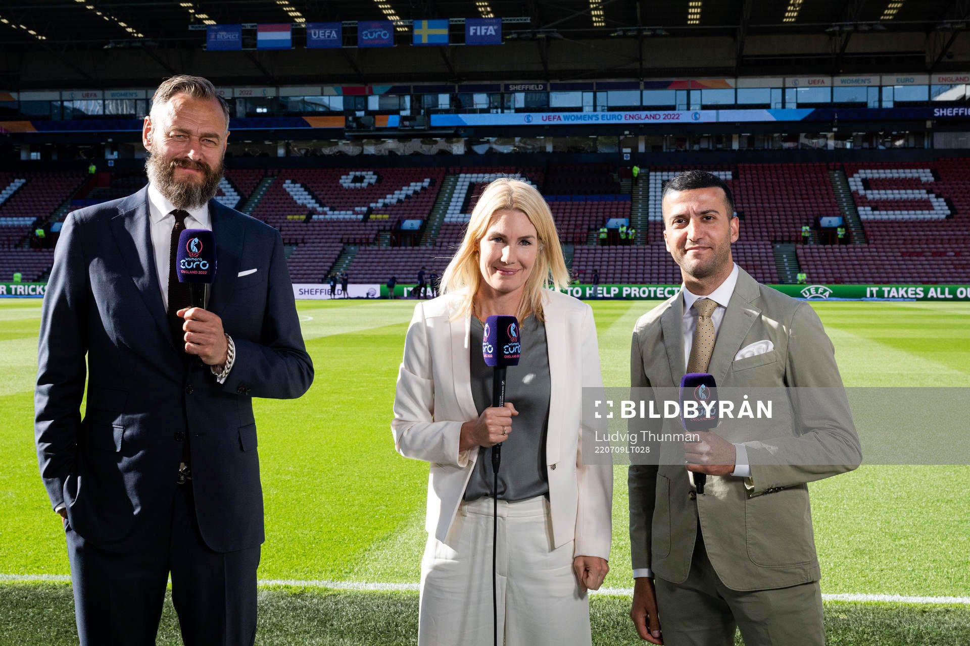 Olof Lundh, Hanna Marklund and  Ali Reza of Swedish