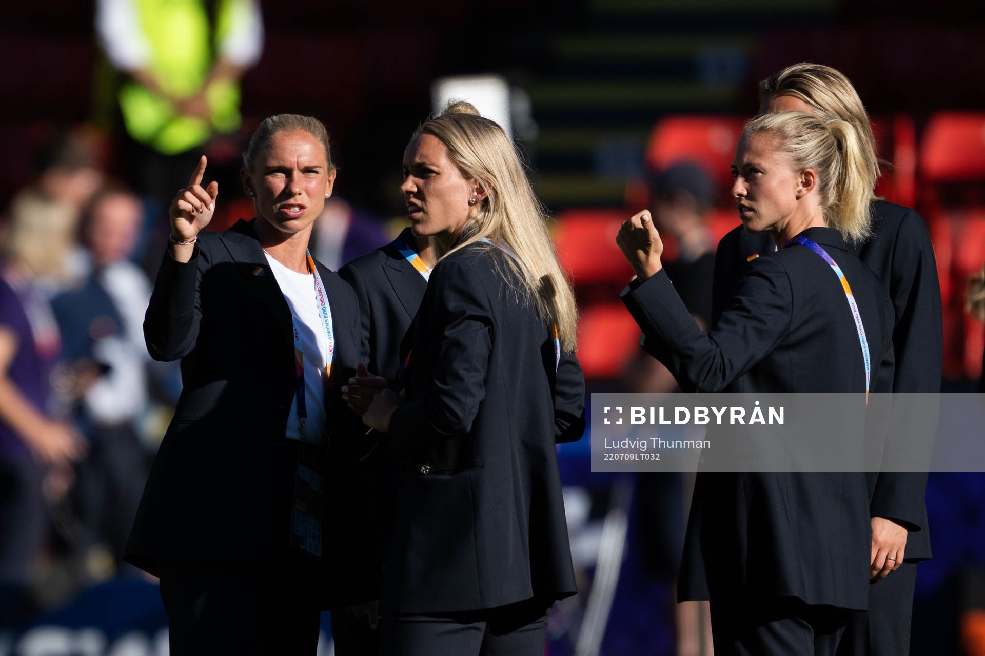 Jonna Andersson, Elin Rubensson and Rebecka Blomqvist of