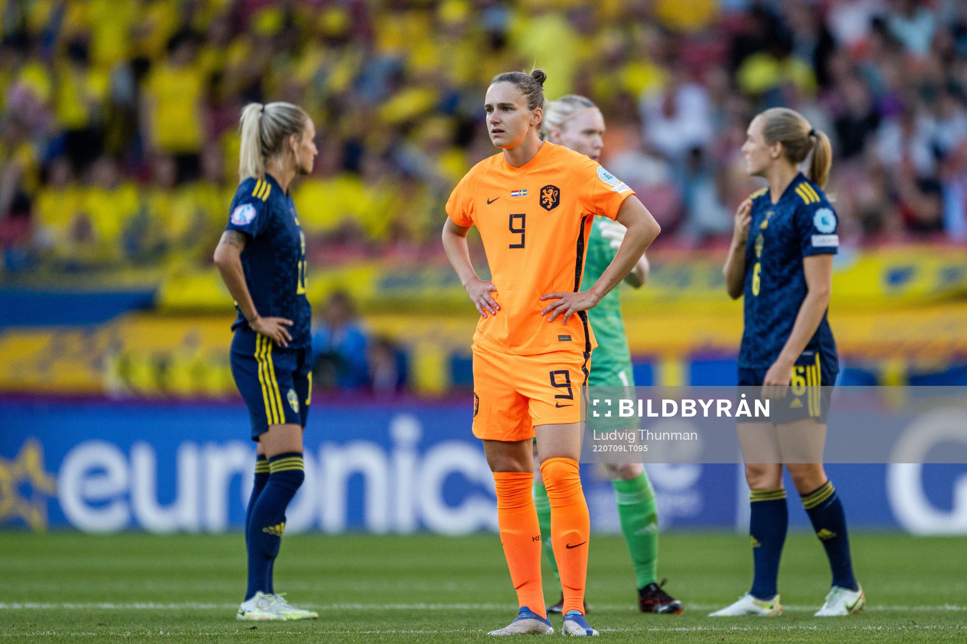 Anna Miedema of Netherlands looks dejected