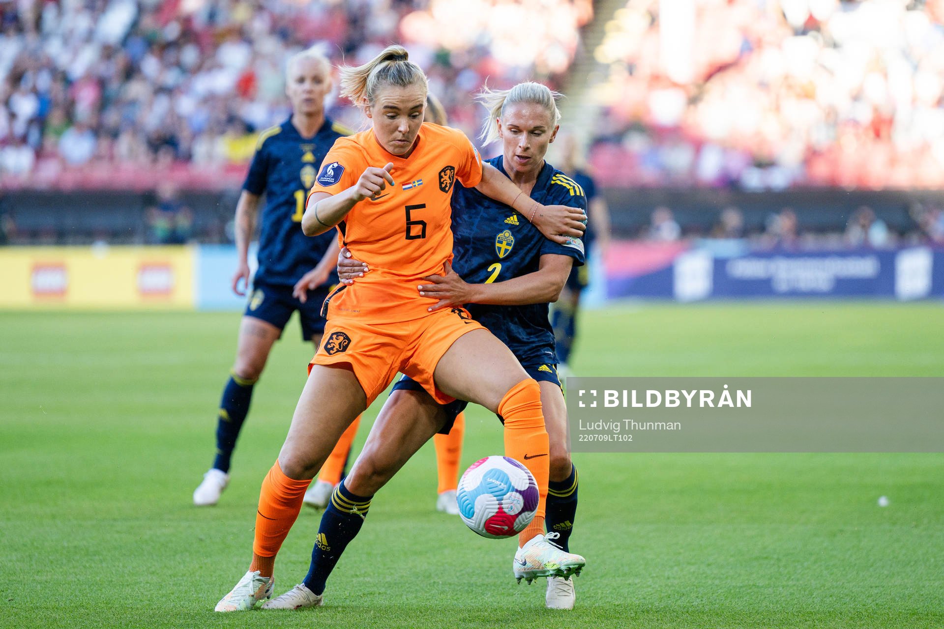 Jill Jamie Roord of Netherlands and Jonna Andersson of