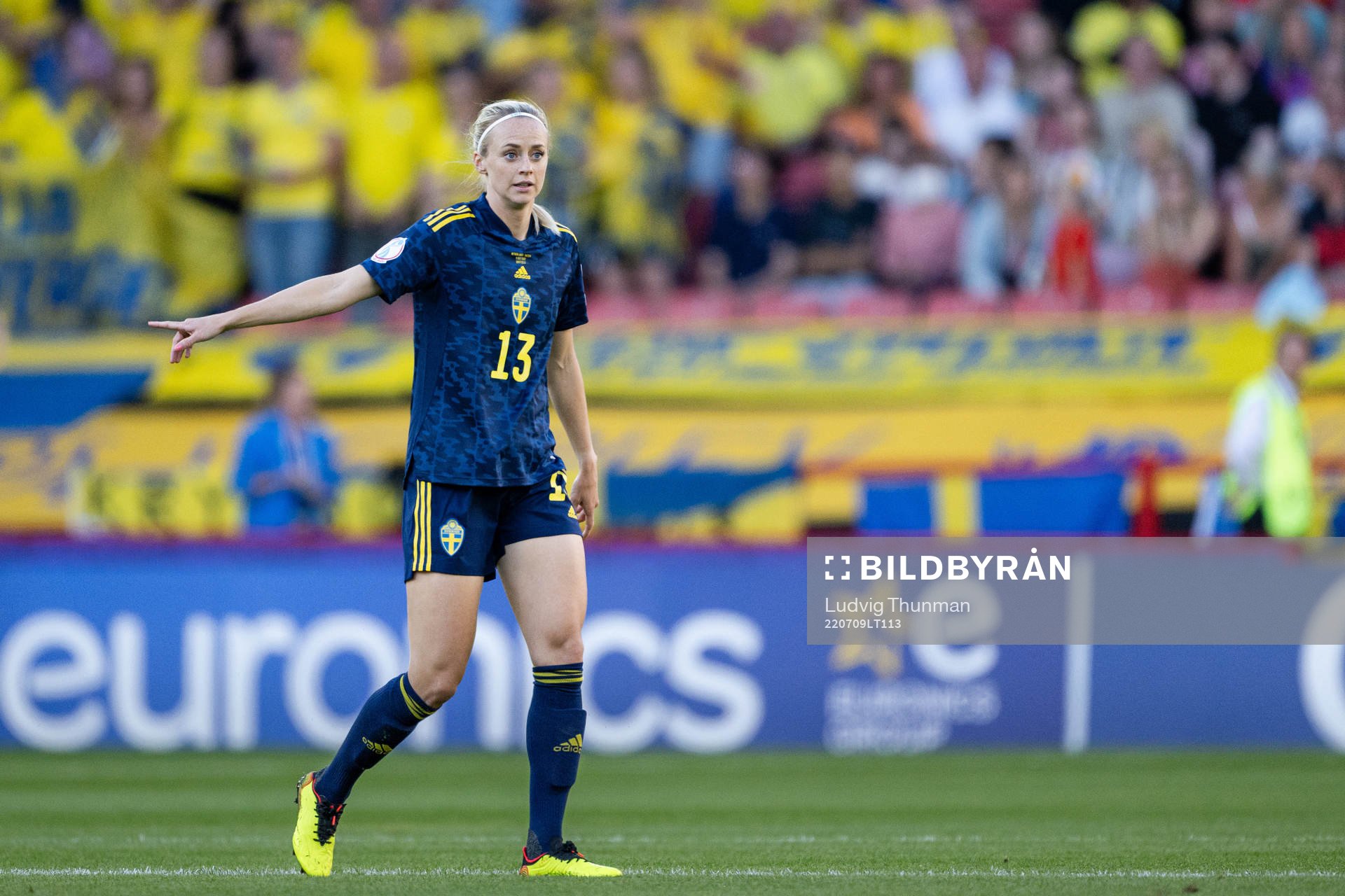 Amanda Ilestedt of Sweden