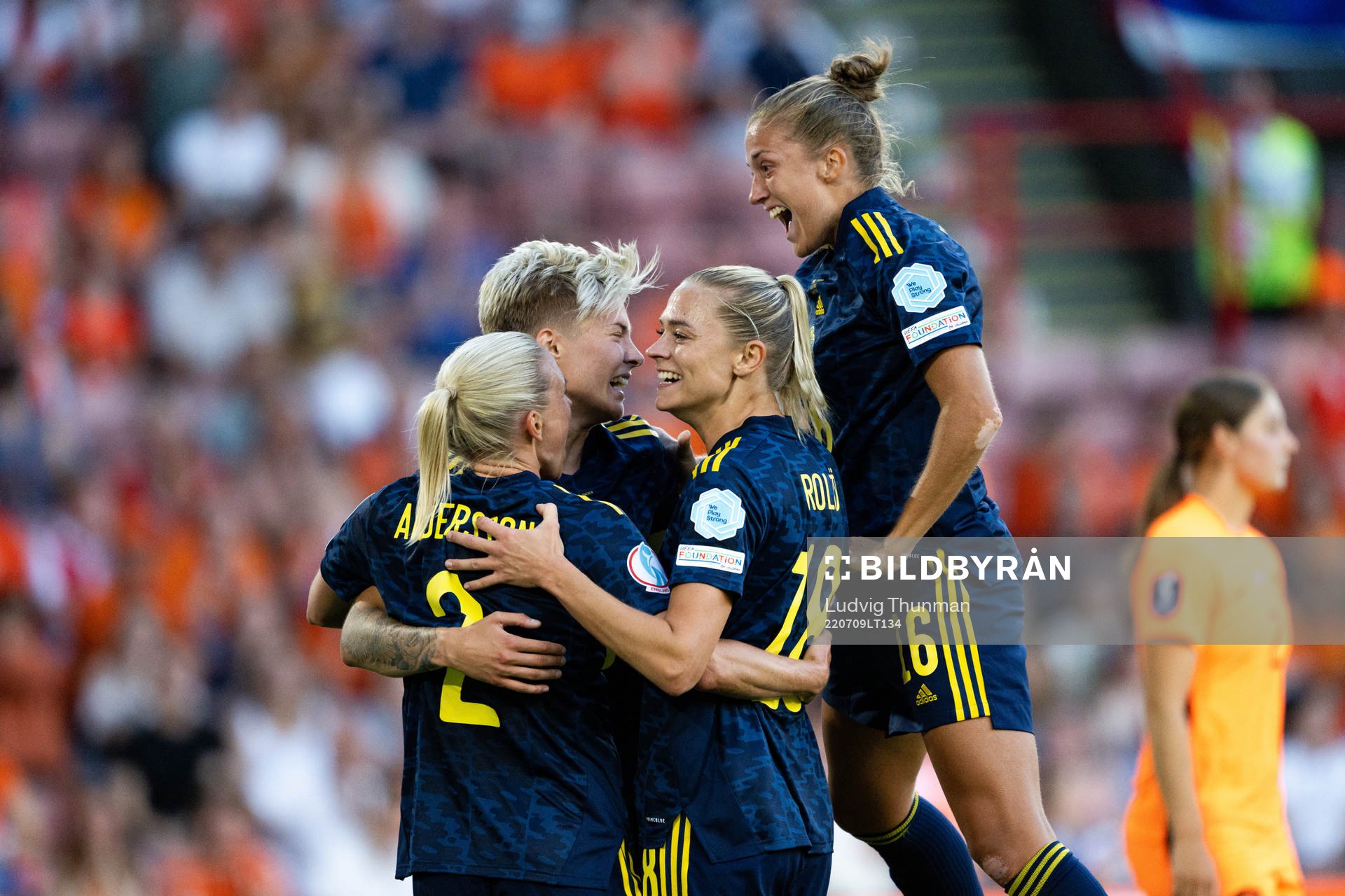 Jonna Andersson, Lina Hurtig, Fridolina Rolfö and Filippa
