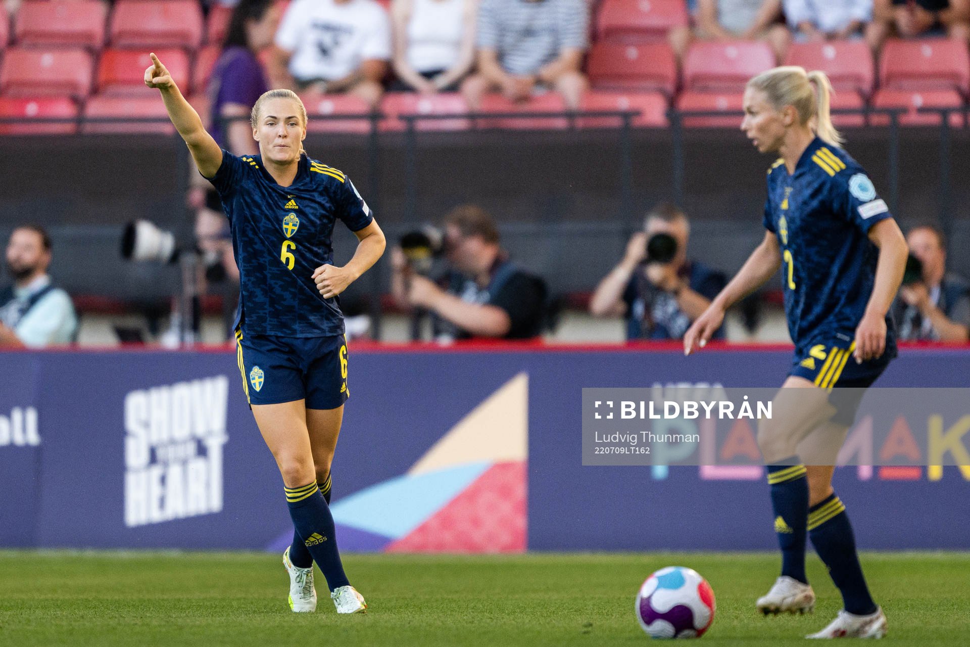 Magdalena Eriksson and Jonna Andersson of Sweden