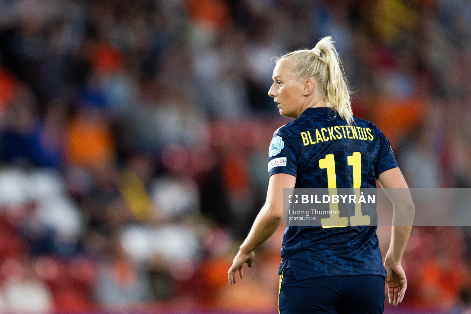 Stina Blackstenius of Sweden