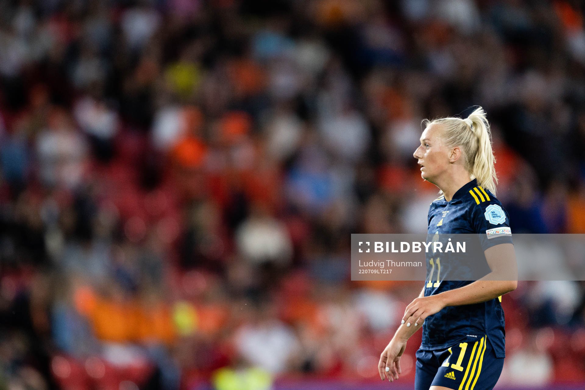 Stina Blackstenius of Sweden