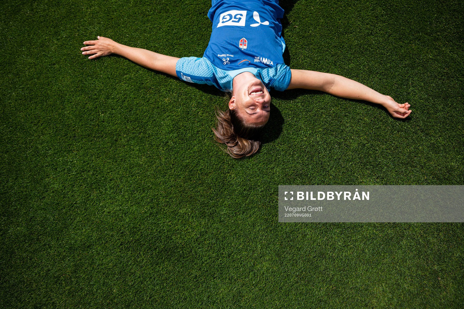 Vilde Bøe Risa of the Norwegian national football team at