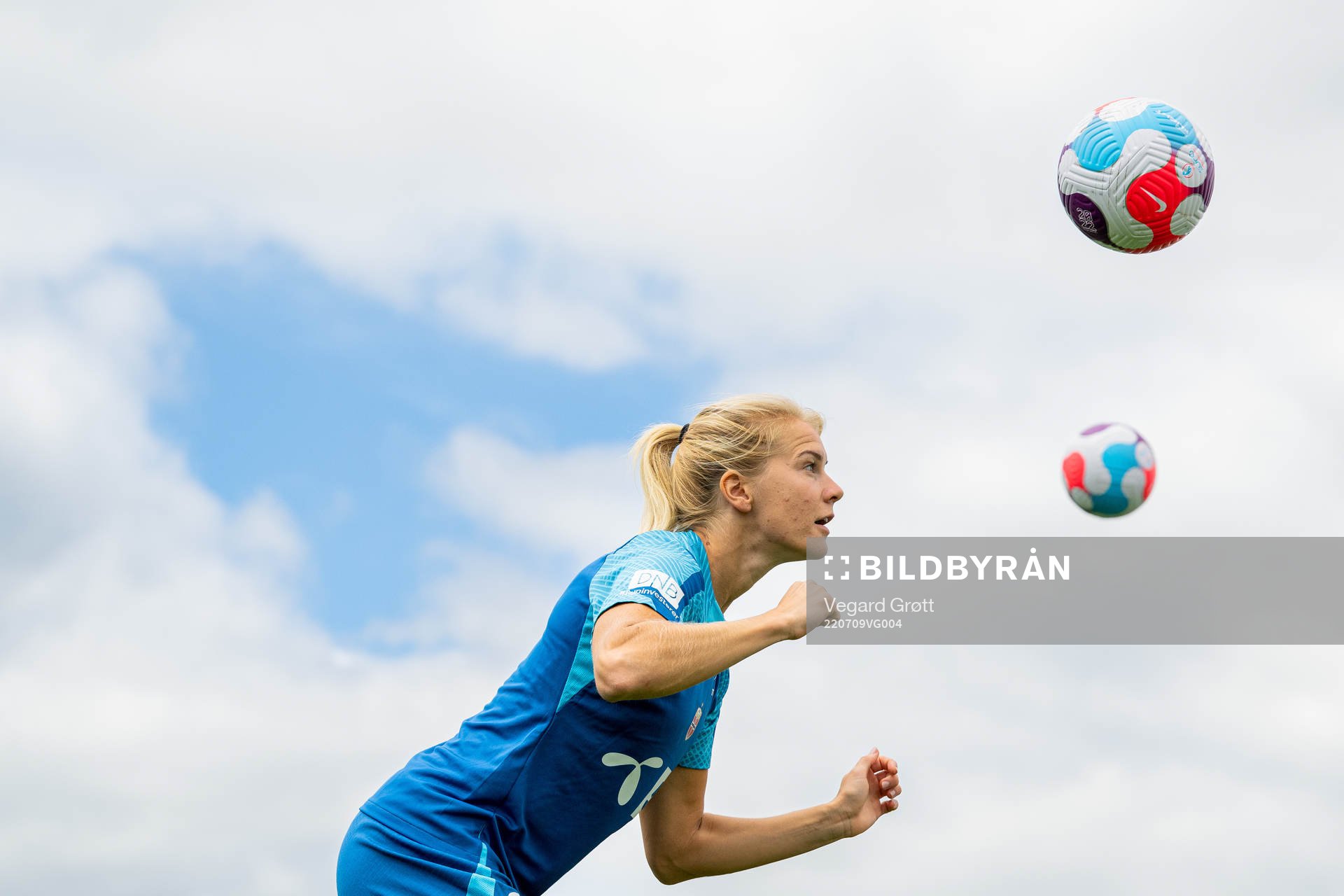 Ada Hegerberg of the Norwegian national football team at a