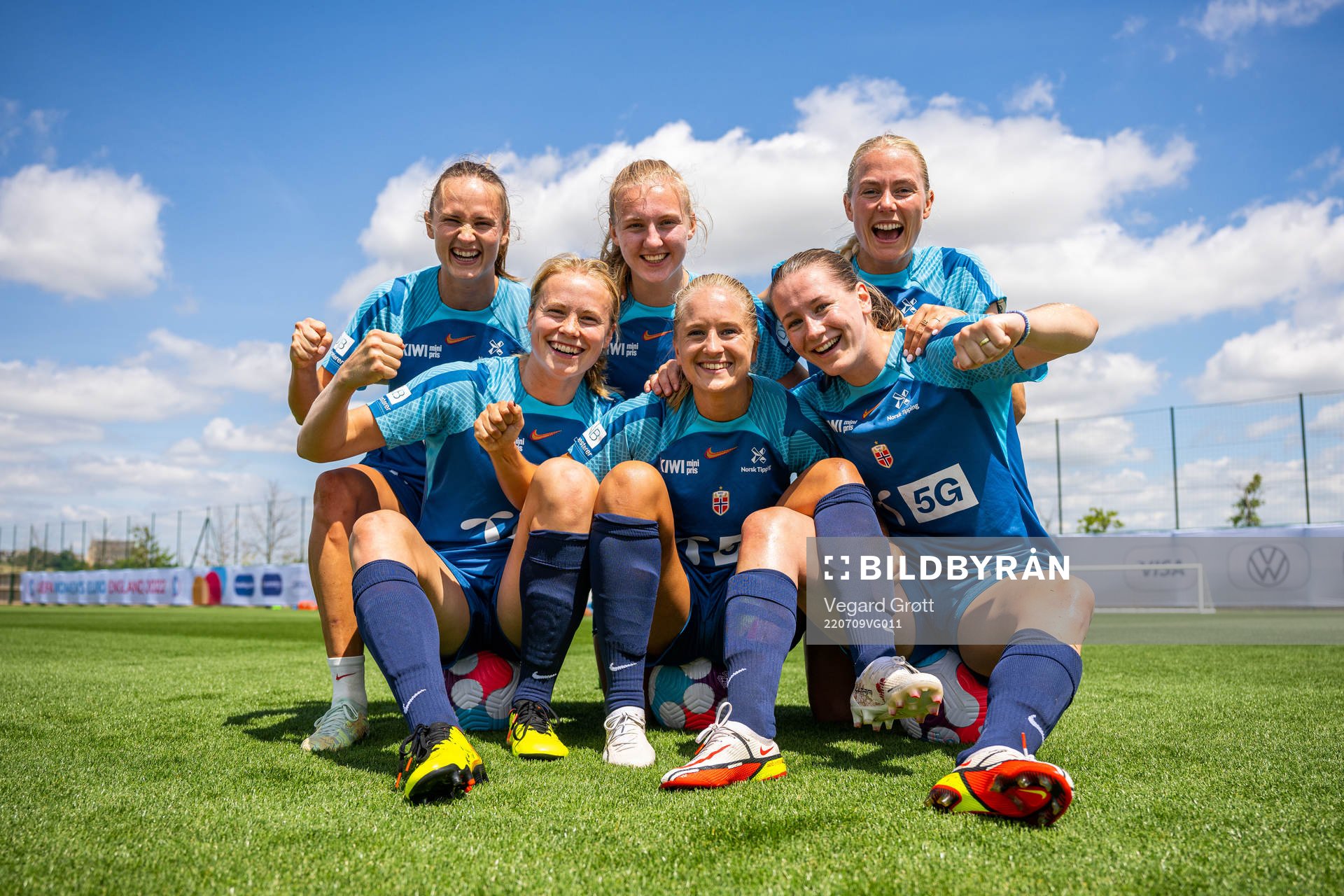 Caroline Graham Hansen, Julie Blakstad, goalkeeper Sunniva