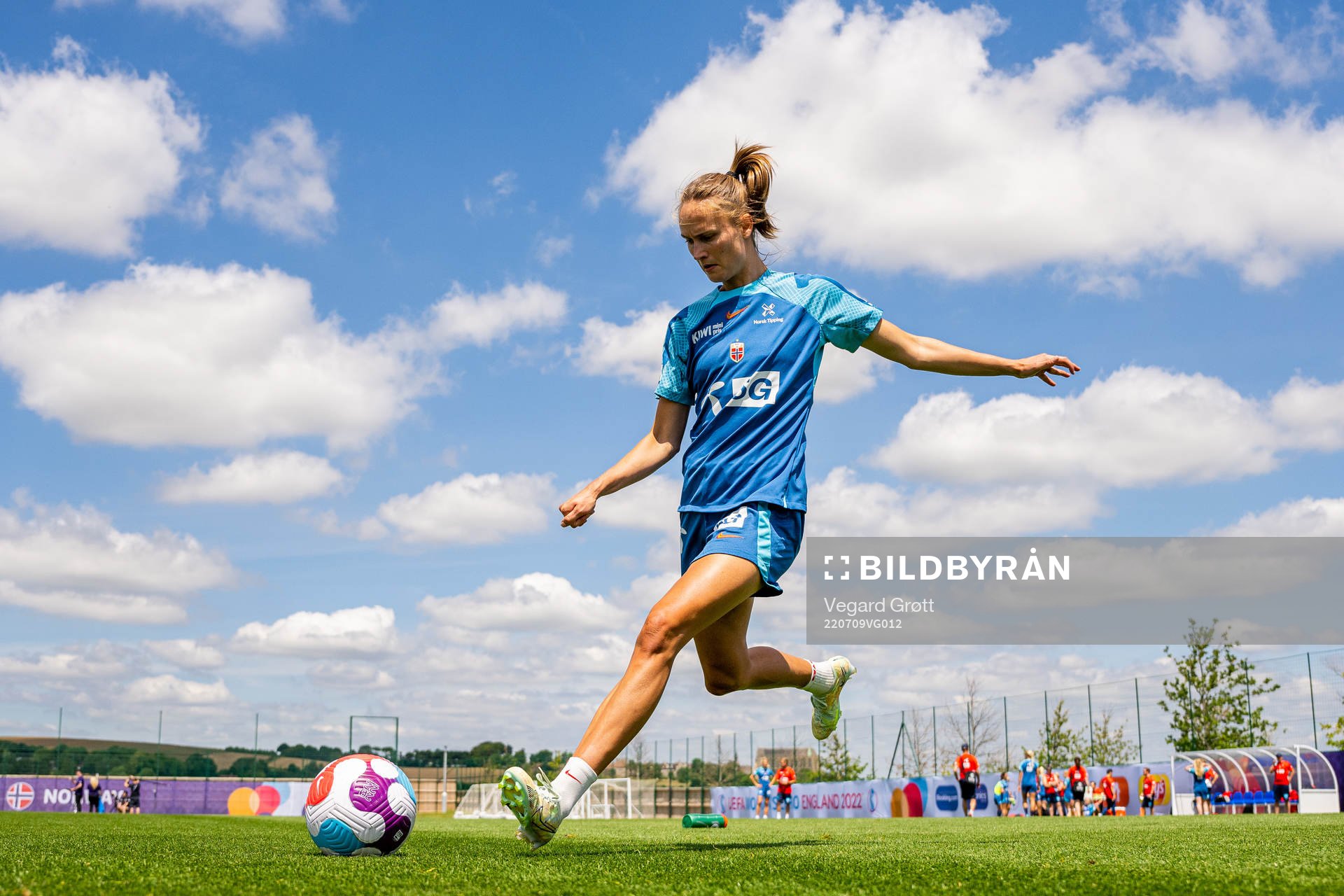 Caroline Graham Hansen of the Norwegian national football