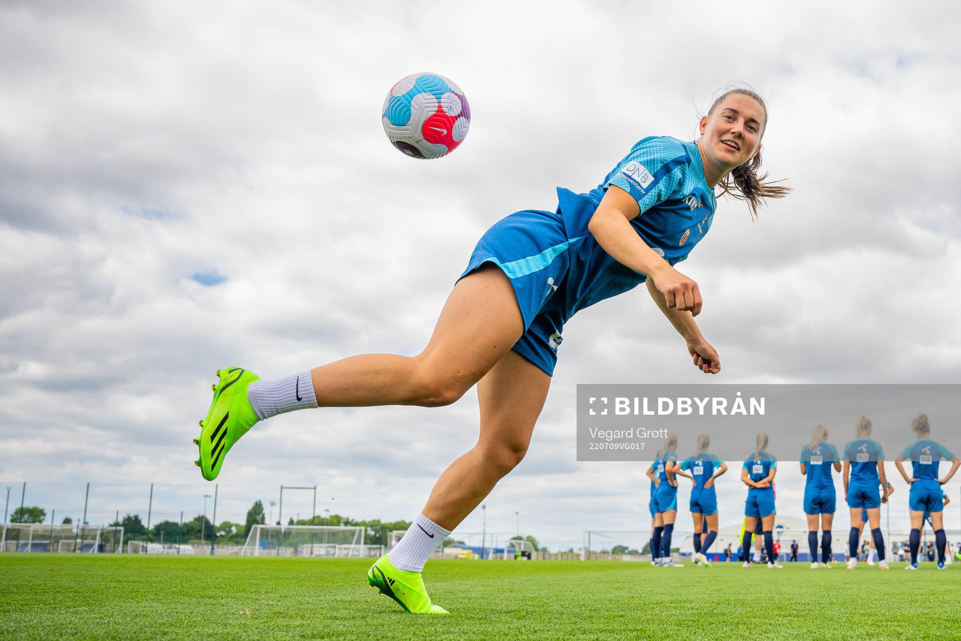 Vilde Bøe Risa of the Norwegian national football team at