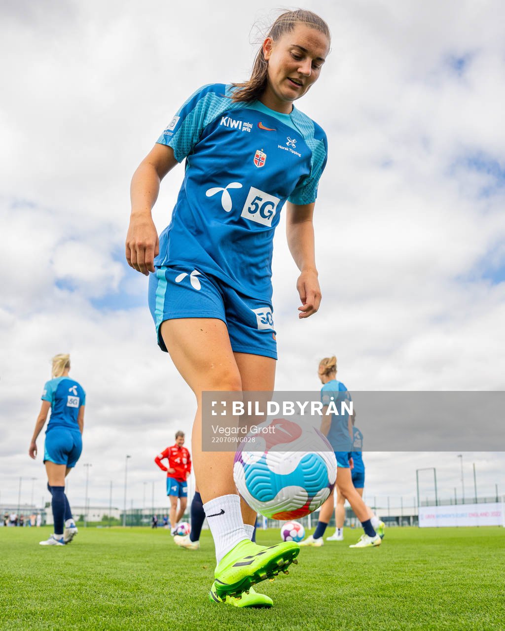 Vilde Bøe Risa of the Norwegian national football team at