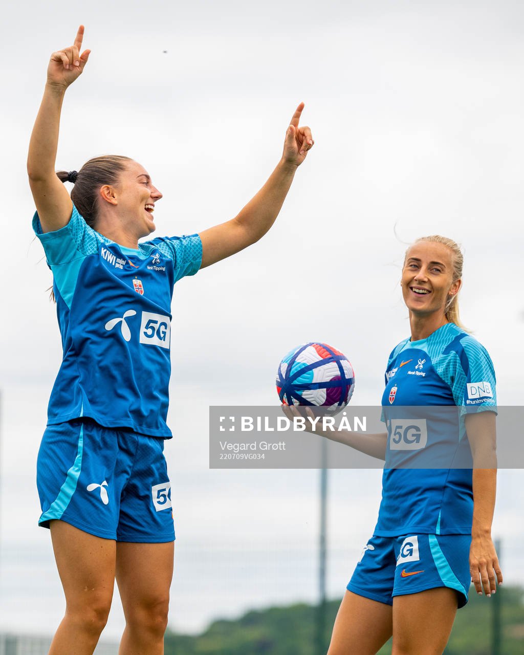Vilde Bøe Risa and Anja Sønstevold of the Norwegian