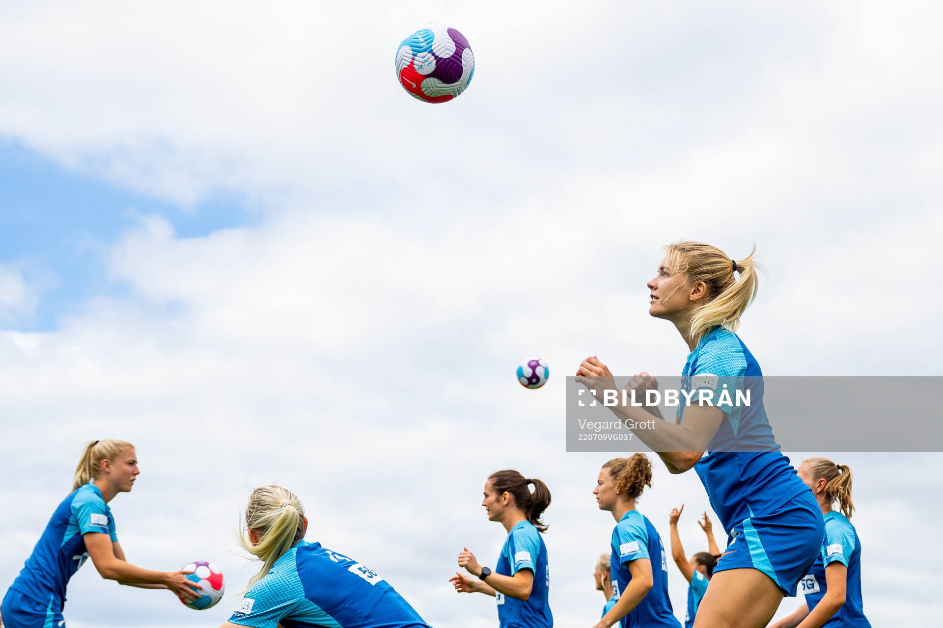 Ada Hegerberg of the Norwegian national football team at a