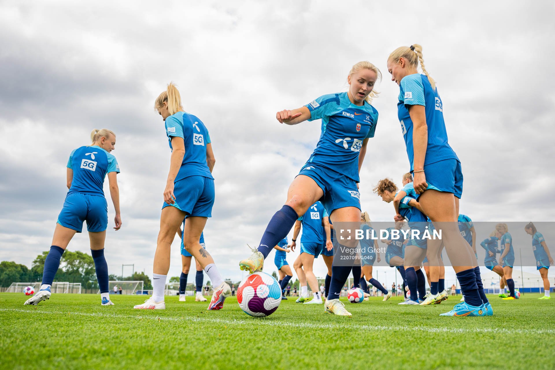 Anna Jøsendal of the Norwegian national football team at a